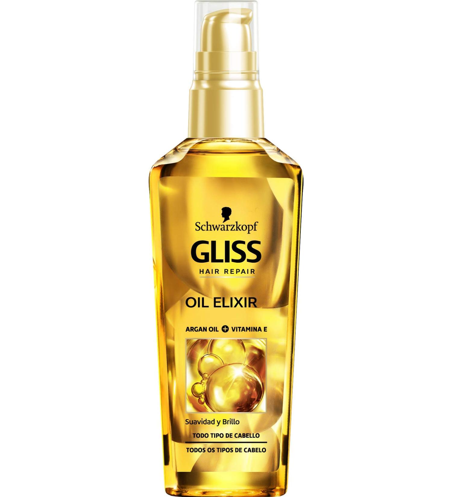 Schwarzkopf Gliss Hair Repair Oil Elixir Hair Treatment - 75 ml - Buy Online on GoSupps.com