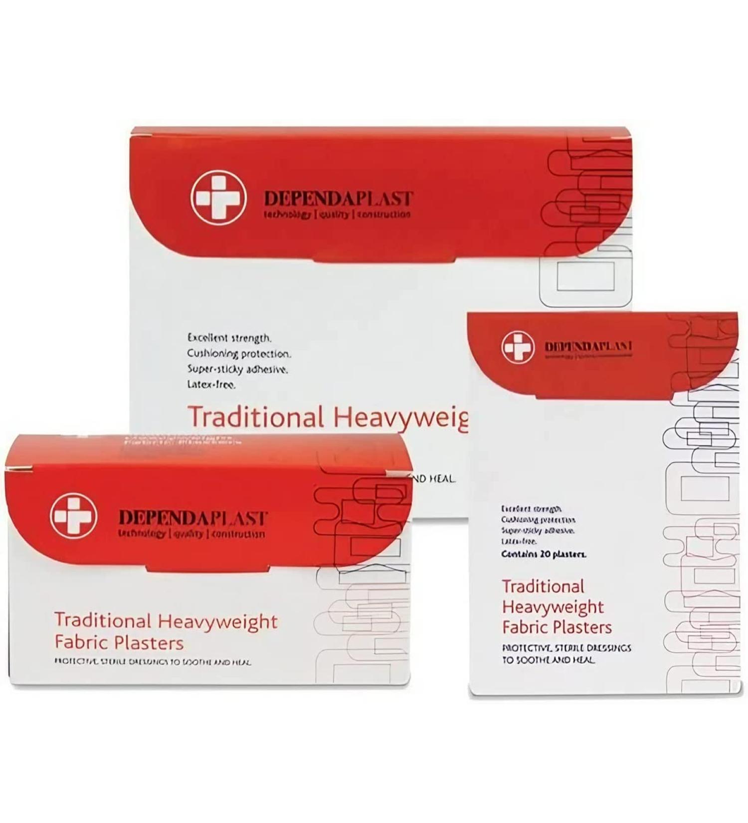 Reliance Medical 2210 Dependaplast Assorted Fabric Bandage Plastic (Pack of 1000)