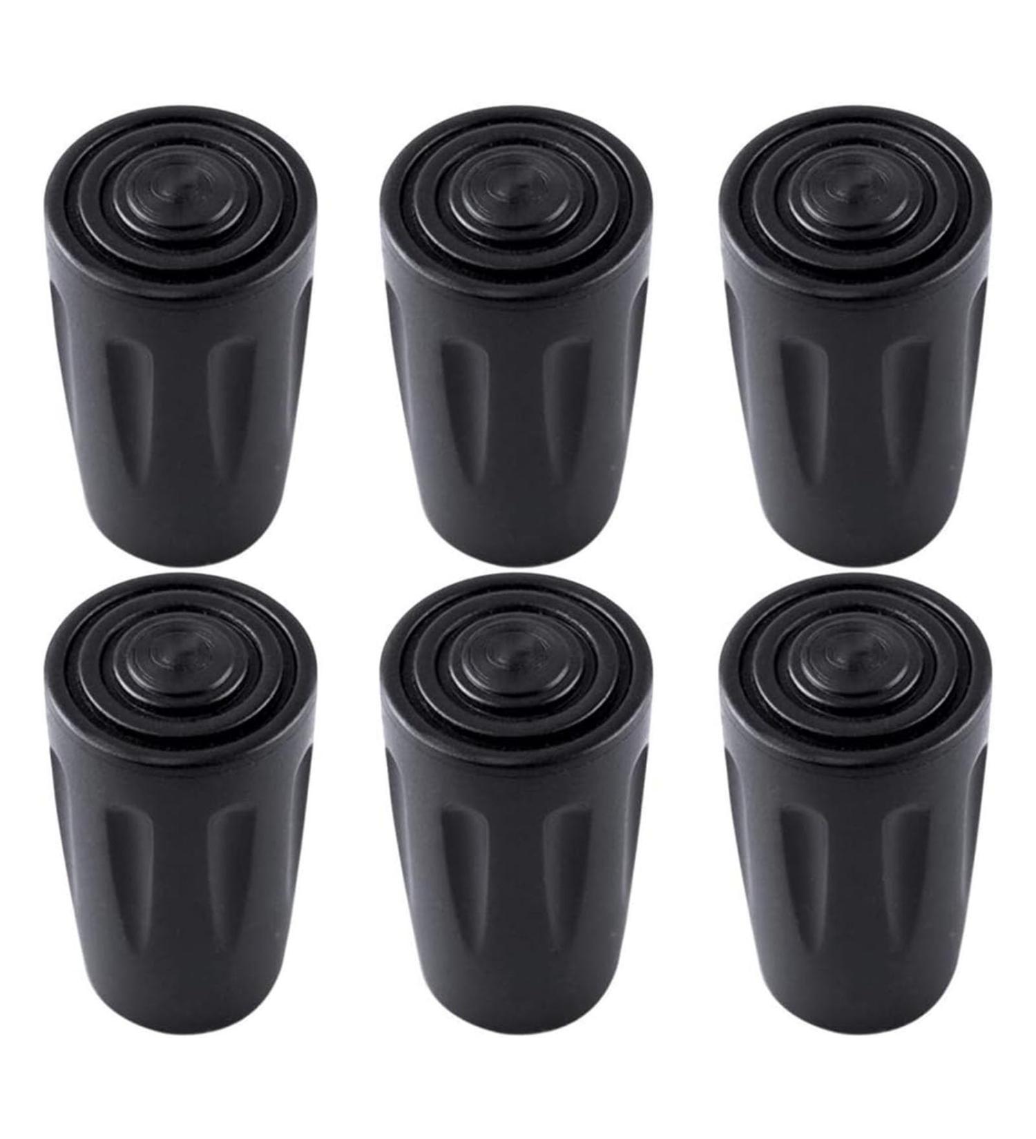 Walking Stick Rubber Tip Replacement - Rubber Walking Cane Tips Rubber Leg Tips Cane Accessories for Seniors Walker Leg Caps Rubber Feet No-Slip Grip Extra Stability Pochy - Buy Online on GoSupps.com