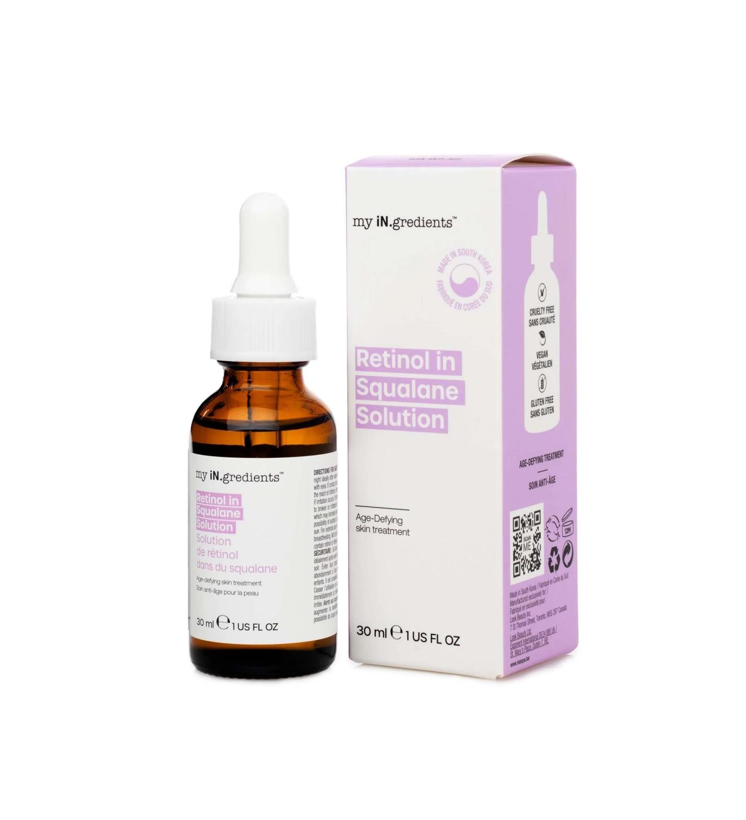 my iN.gredients R tinol In Squalane Solution Soin de la peau Anti- ge Cosm tique beaut cor enne - Buy Online on GoSupps.com