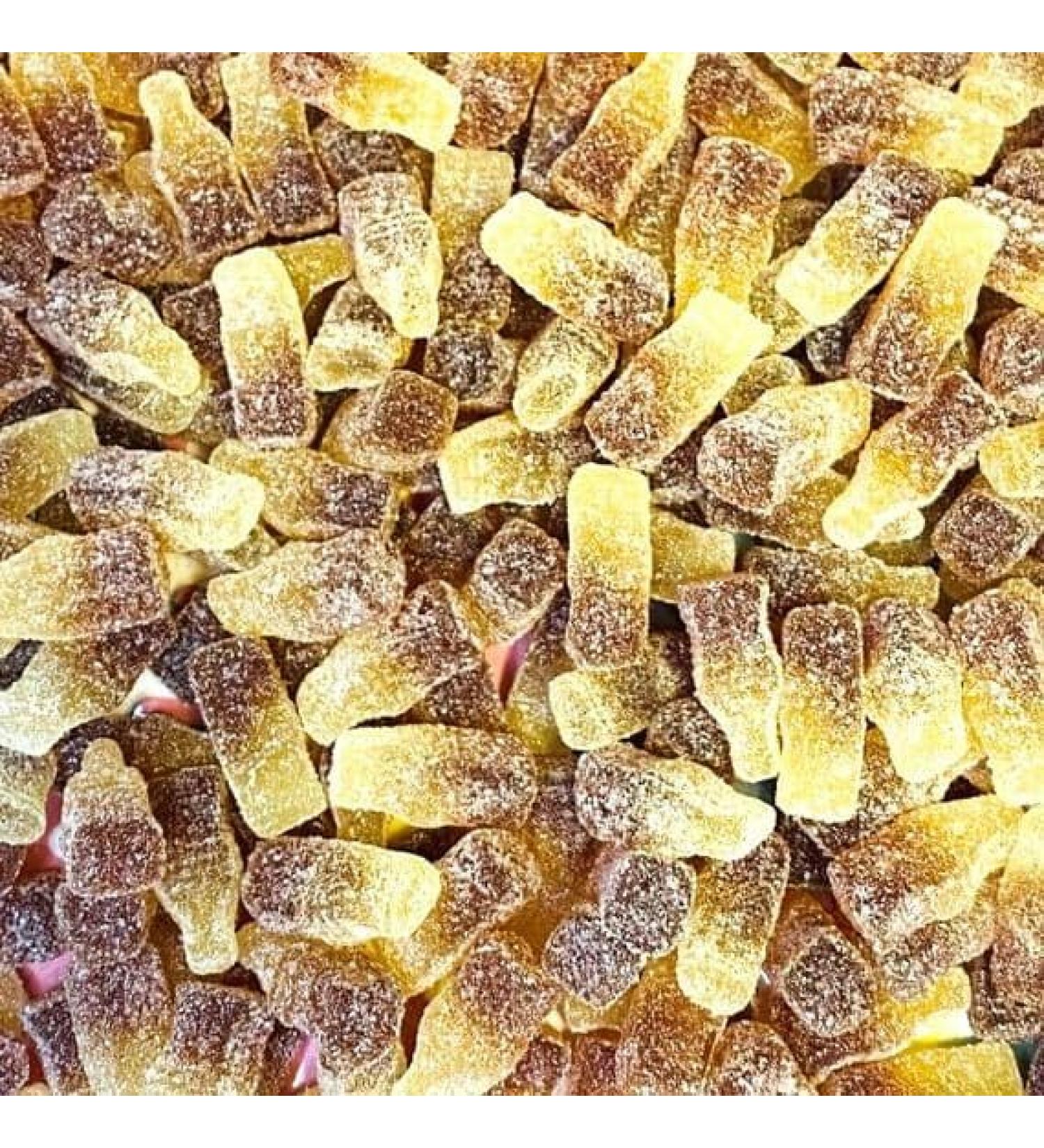 Candy Lane Sour Cola Bottles 1 kg Bag Cola Jelly Candies Halal