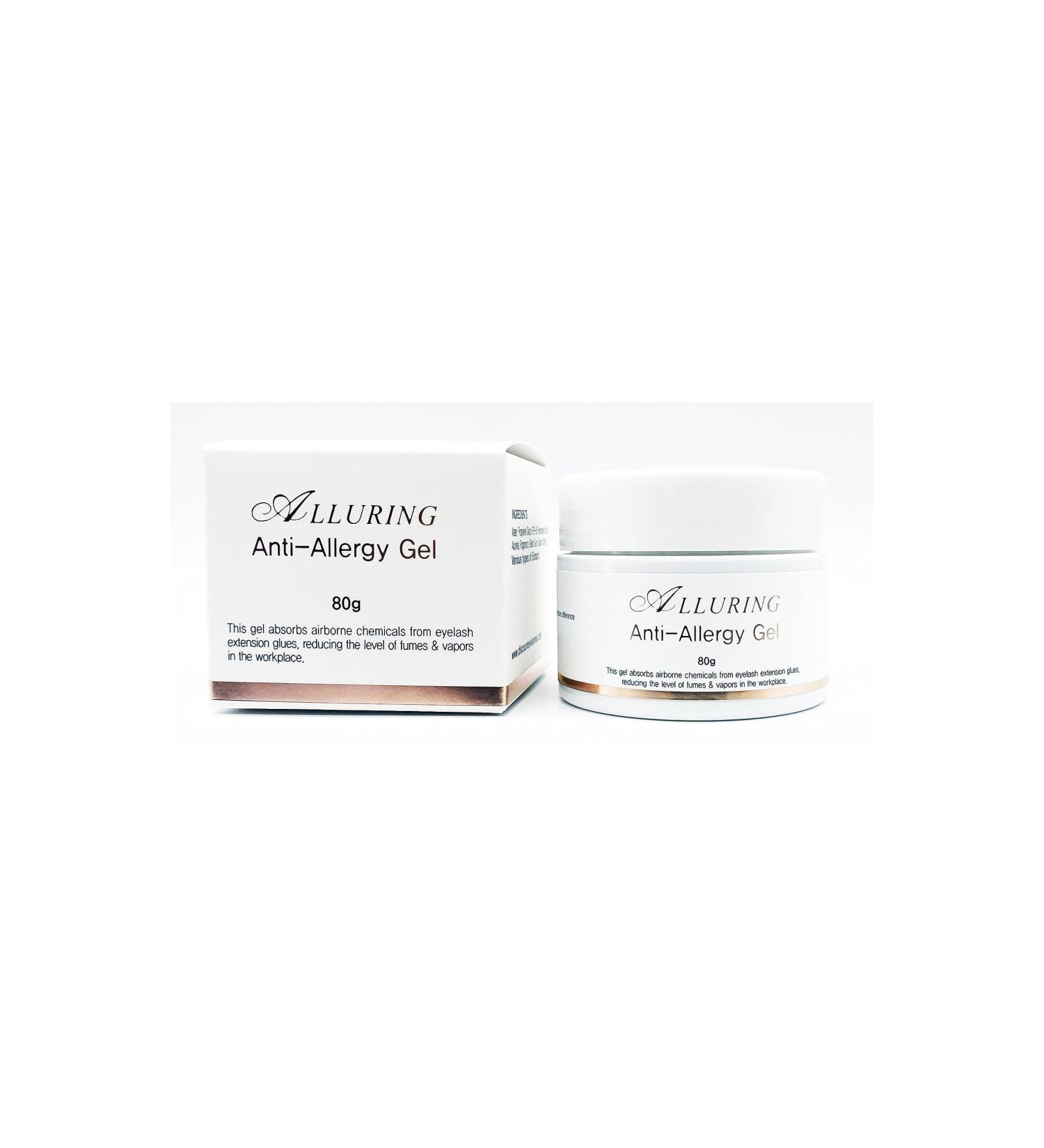 Alluring Anti Allergy Gel Air Refresher | Absorb Fume & Odor from Lash Adhesive | Less Stinging and Headache After Use | Suitable For Classic & Volume Lashing | Eyelash Extension Supplies & Tools