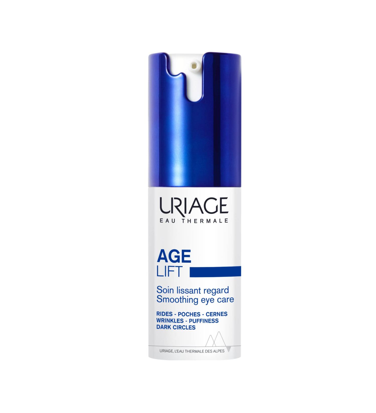 Uriage Age Lift Multi-Actions Eye Contour Cream 0.5 fl.oz. | Retinol, Hyaluronic Acid, Vitamin C & E Formula for Fine Lines, Puffiness & Dark Circles - Buy Online on GoSupps.com