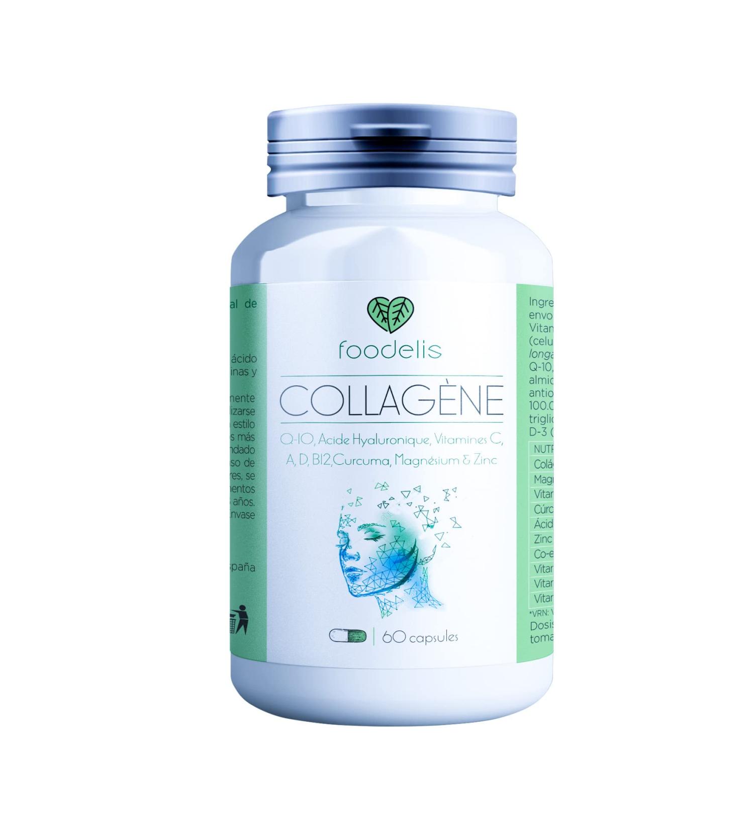 Marine Collagen | Collagen & Hyaluronic Acid | 2 Months | + Turmeric + Q10 + Zinc | Solid Joints & Bones | Smooth Skin | Healthy Hair | Marine Collagen | Hyaluronic Acid Marine Collagen - Buy Online on GoSupps.com