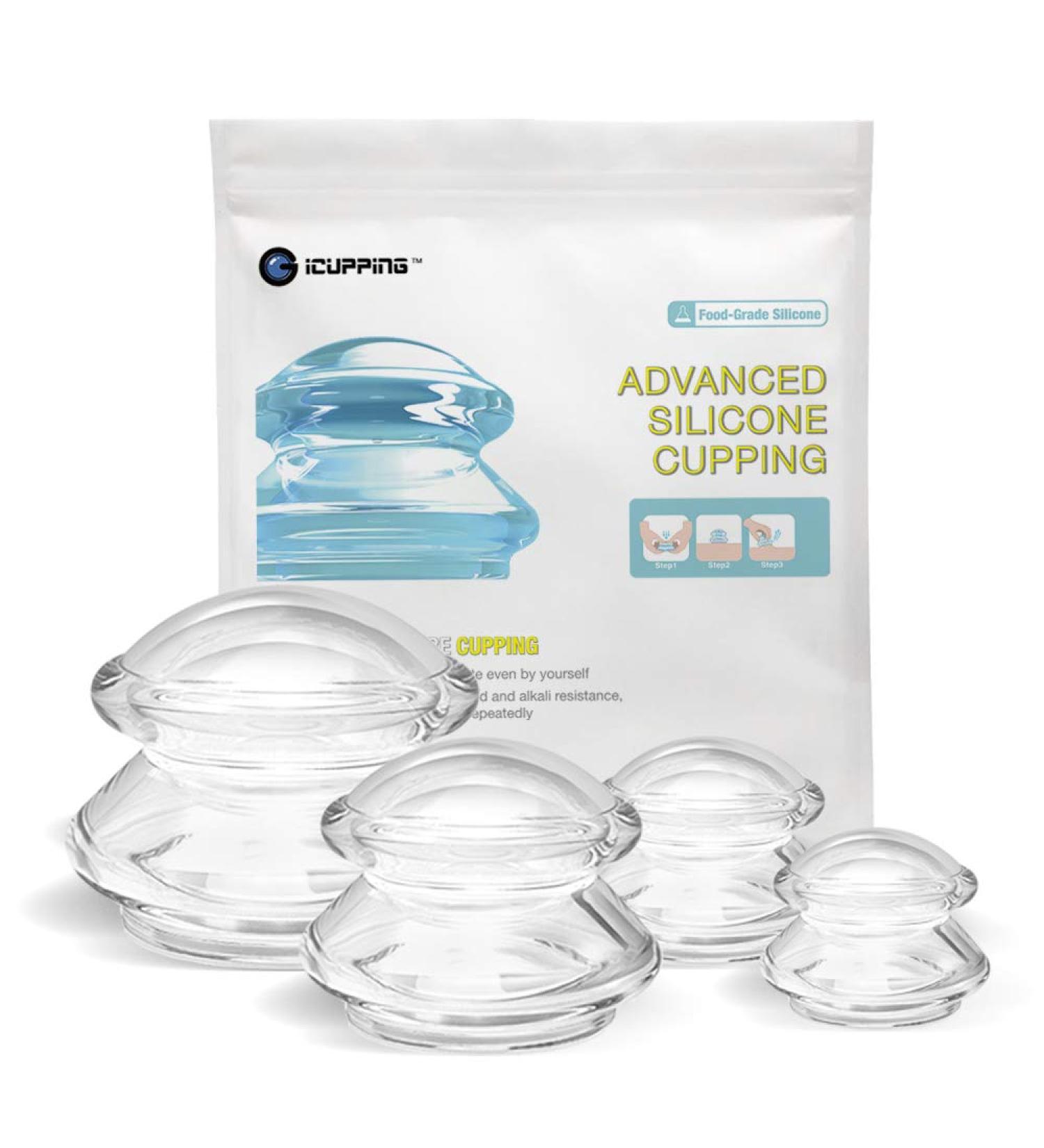 SculptMed Silicone Cupping Therapy Set for Pain Relief & Cellulite Reduction - Buy Online on GoSupps.com