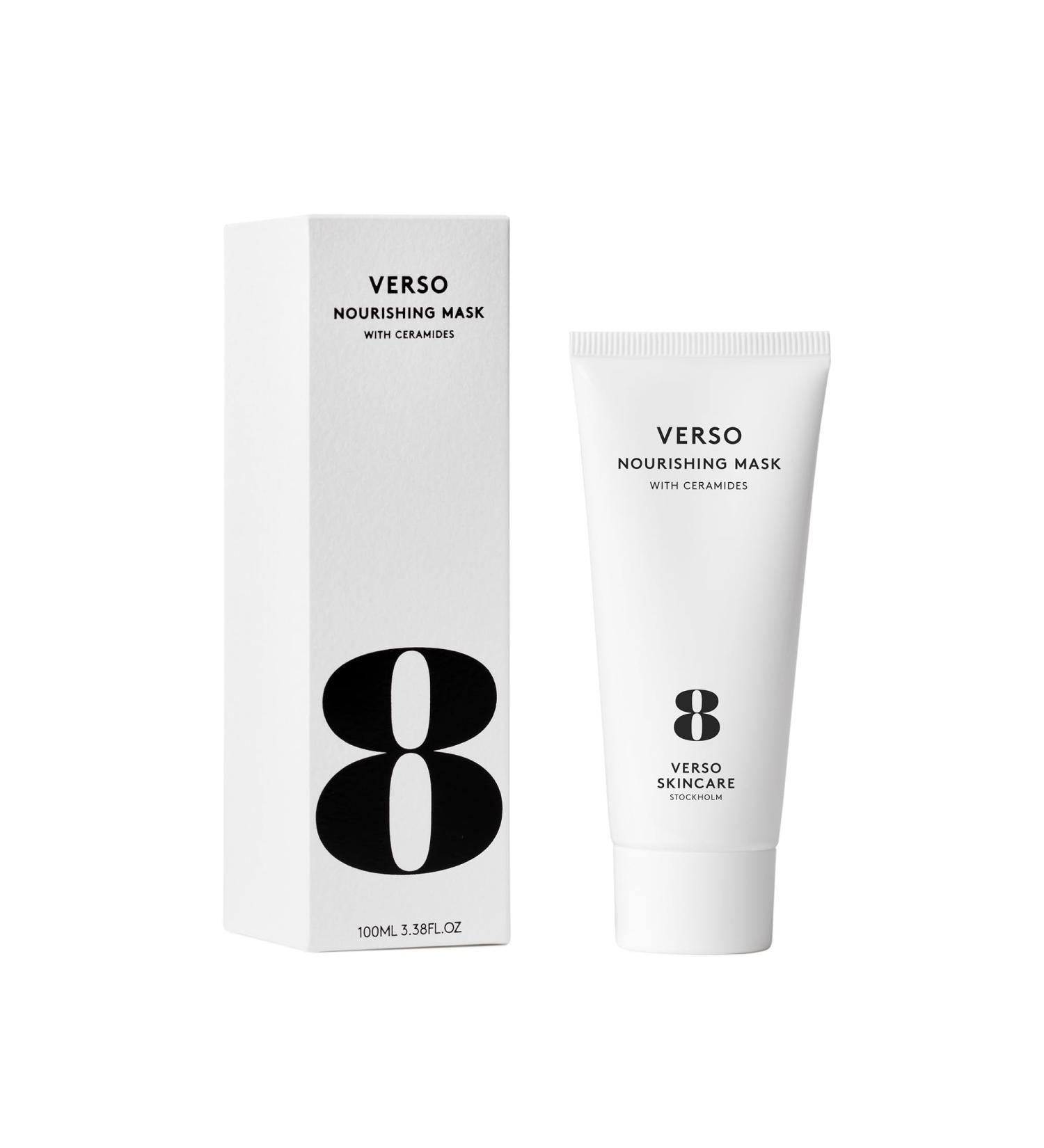 Verso Skincare Nourishing Face Mask with Ceramides | Hydrating & Moisturizing for Dry Skin | 3.38 fl oz - Buy Internationally - Buy Online on GoSupps.com