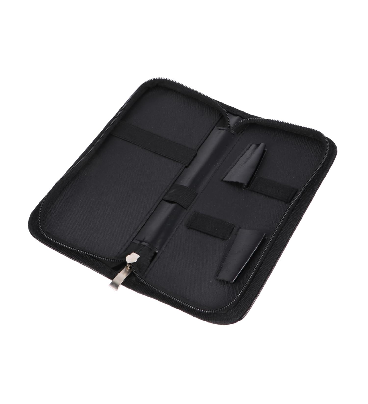 Minkissy Scissors Storage Bag - Fabric Tool Organizer for Hairdressers Onion Cutter & Grain Scissors - Durable Leather Handbag & Pocket Container - Buy Online on GoSupps.com