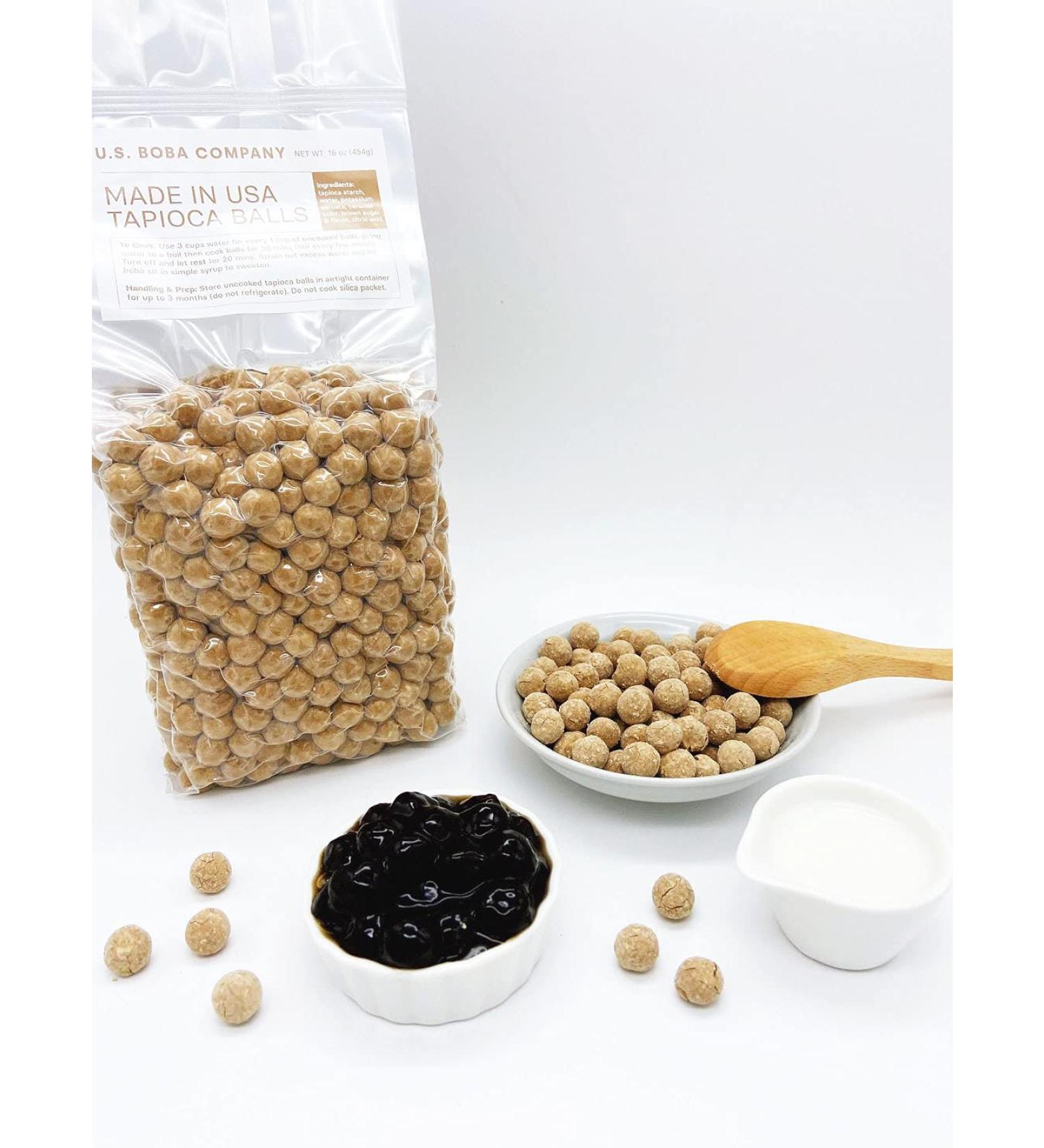 US Boba Co Tapioca Pearl 1lb - Made in USA for Bubble Tea & More - Buy Online on GoSupps.com