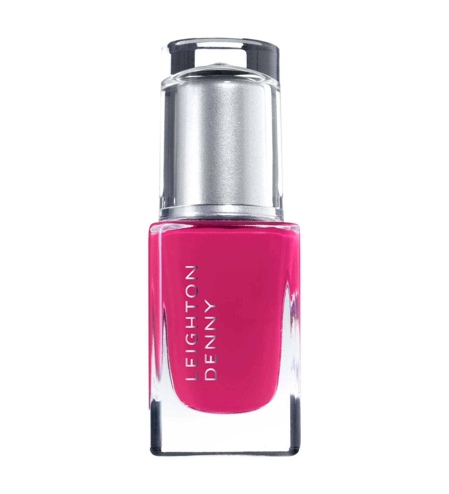 LEIGHTON DENNY Plush Pink Nail Polish High Performance Nail Varnish 12ml - Buy Online on GoSupps.com