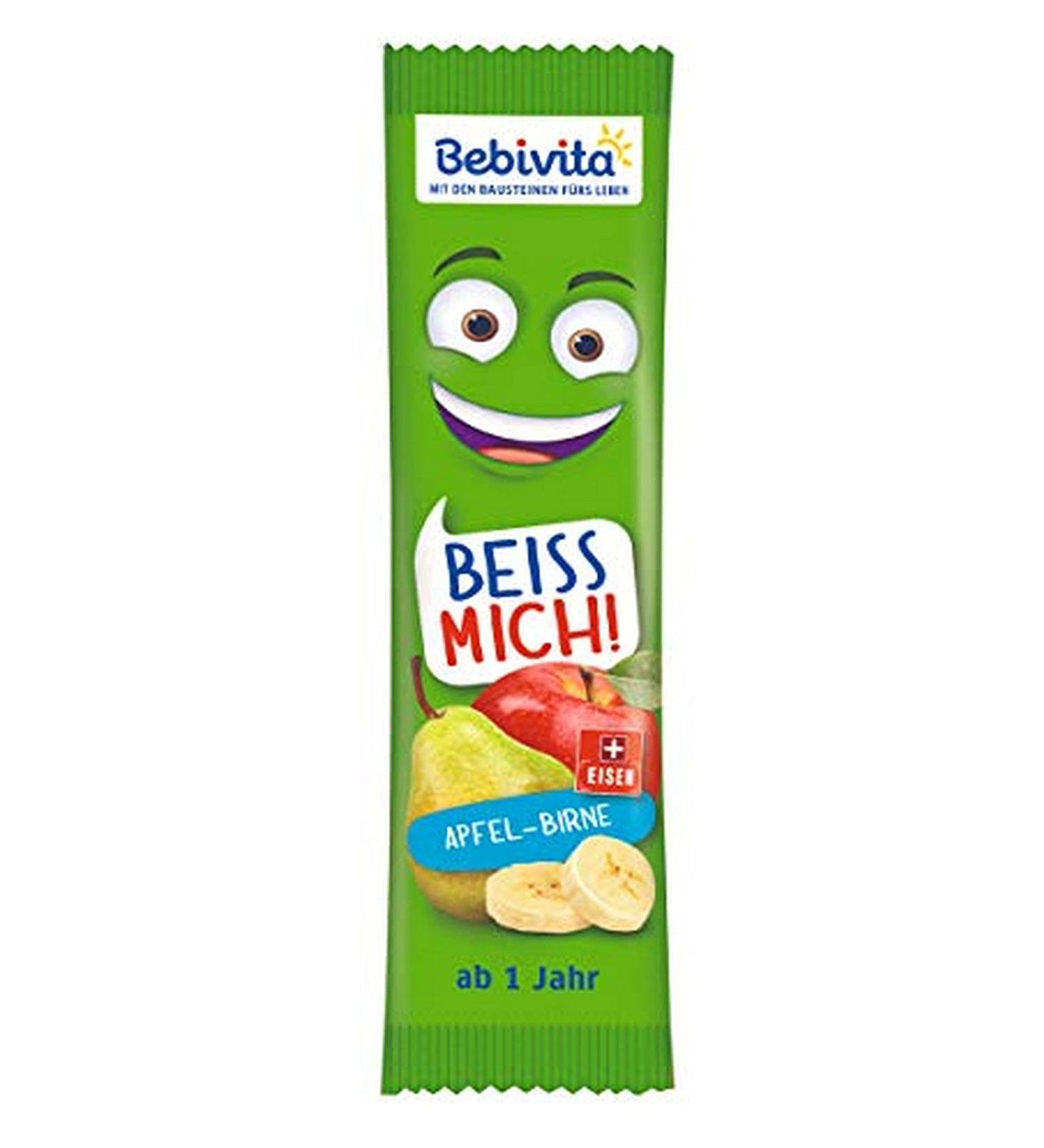 Bebivita Fruit Bar Apple-Pear 25g - Healthy Snack for Kids - International Shipping Available - Buy Online on GoSupps.com