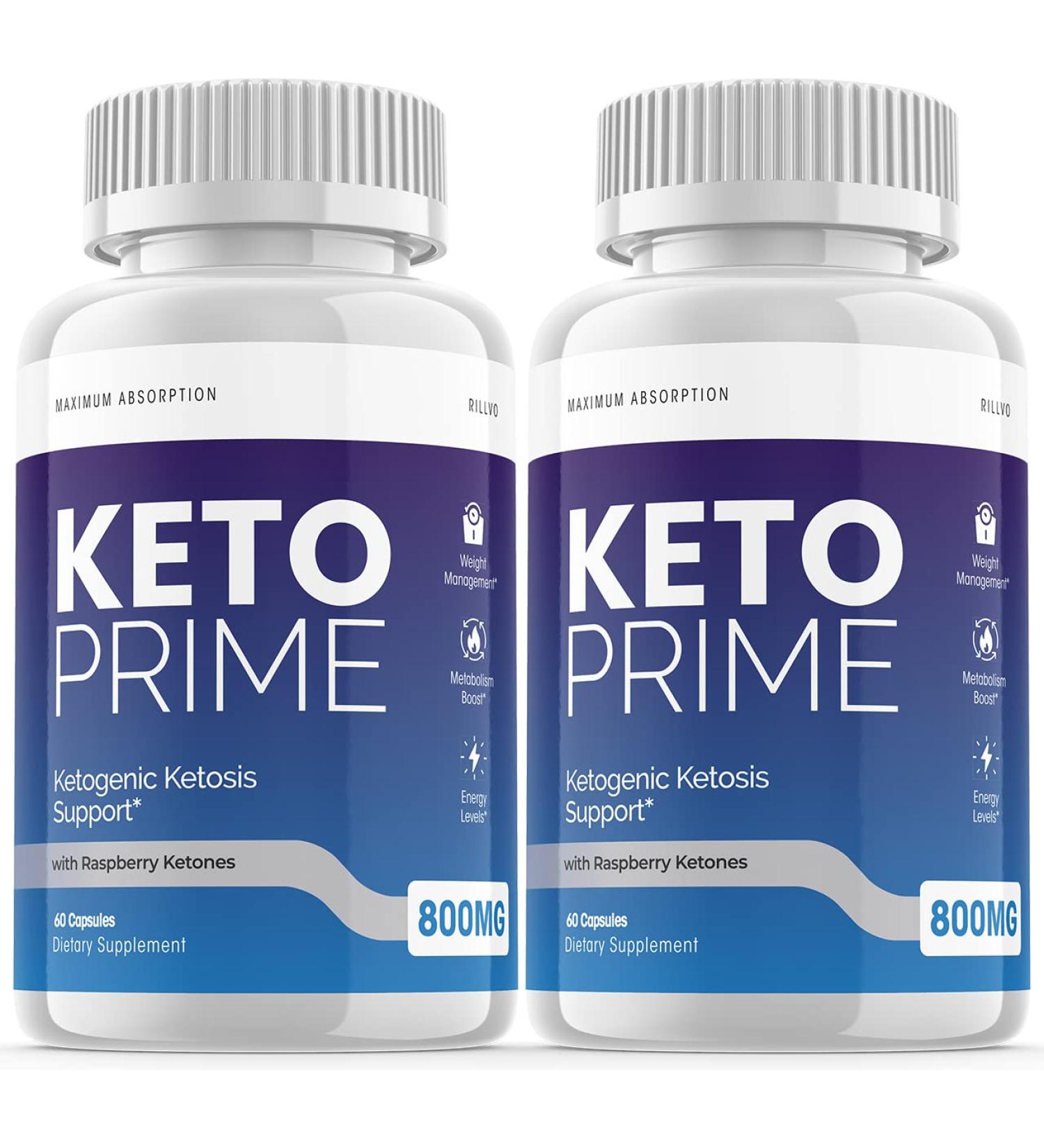 (2 Pack) Keto Prime Pill Advanced Ketogenic Weight Loss Support - 120 Capsules x2 | 60 Count Per Pack - Buy Online on GoSupps.com