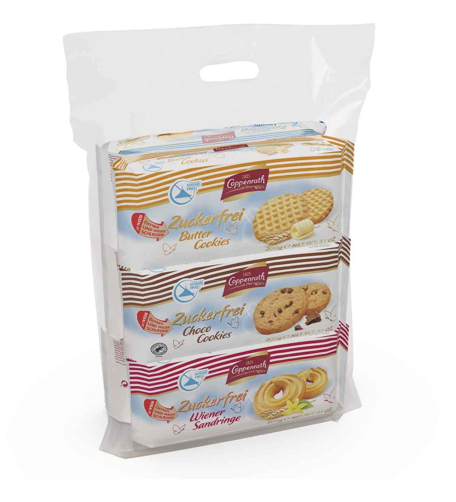 Buy Coppenrath Sugar-Free Pastries - 6 Assorted Carrier Bags (6 x 200g) | International Shipping Available - Buy Online on GoSupps.com