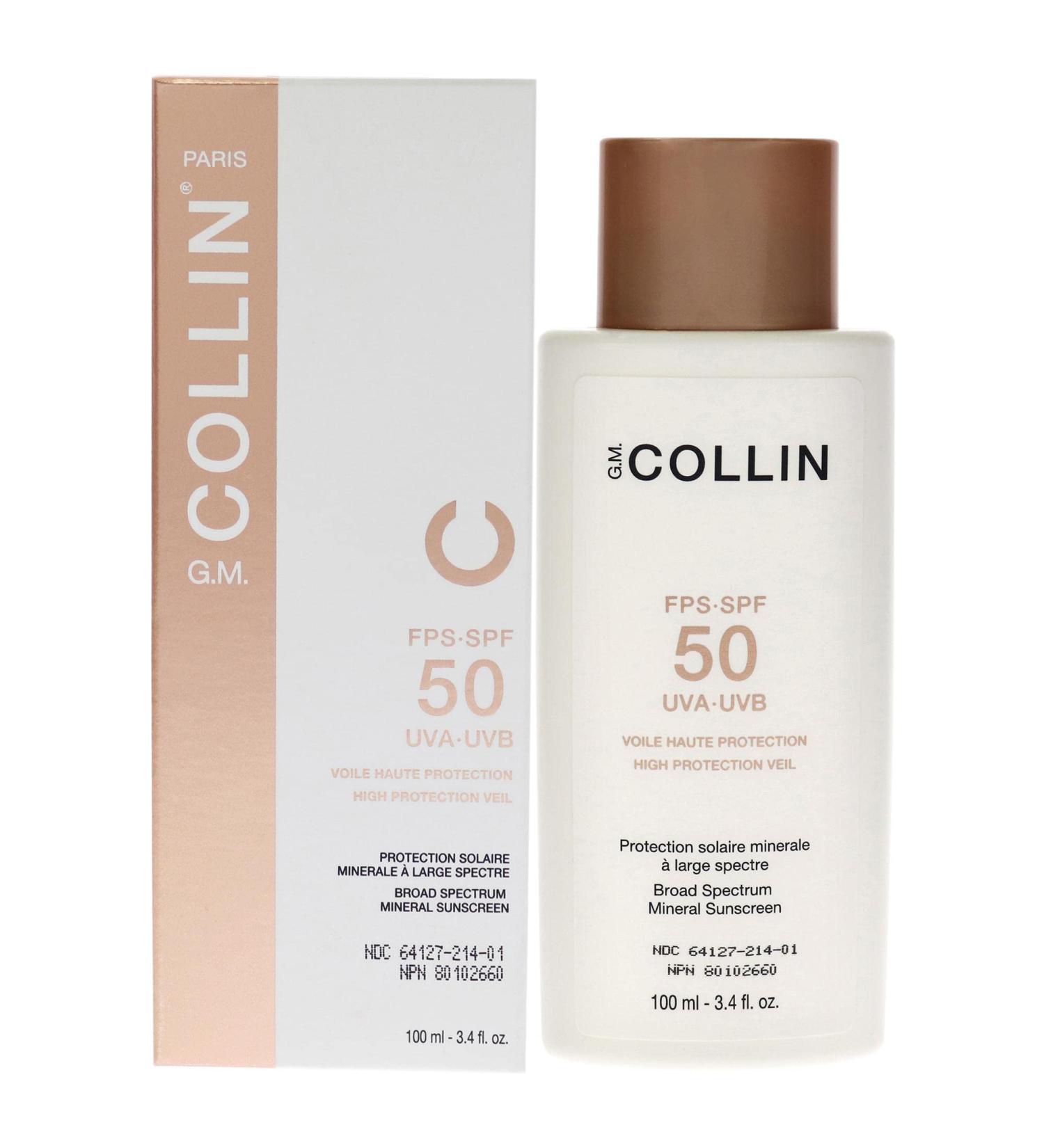 G.M. Collin High Protection Veil SPF 50 Unisex 3.4 oz - Broad Spectrum Sunscreen - Buy Online on GoSupps.com