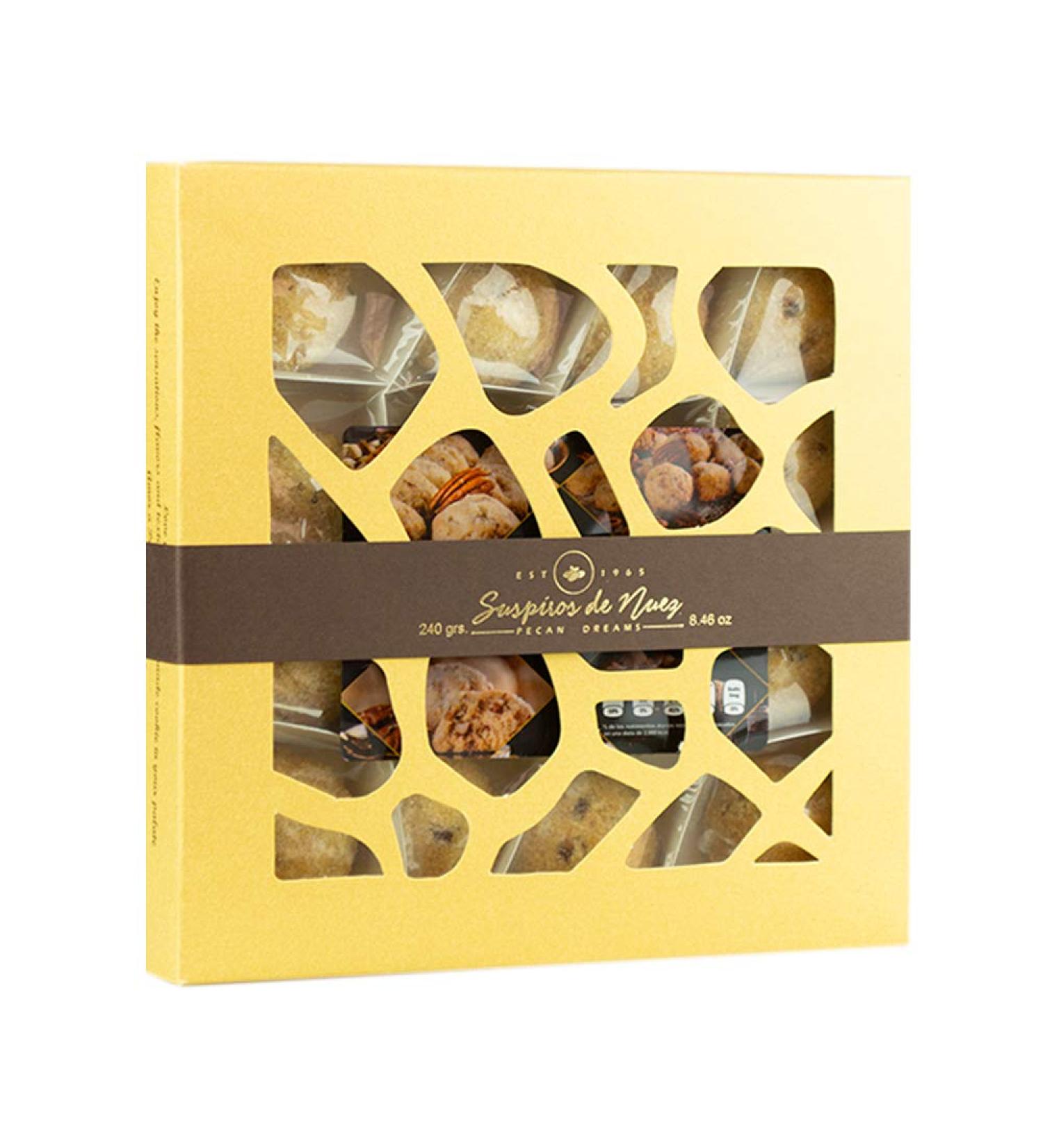 Nutty Delight: Gourmet Pecan Cookies - 100% Natural & Trans Fat-Free - Suspiros de Nuez (8.46 oz) by TEA COOKIES & COFFEE COOKIES - Buy Online on GoSupps.com