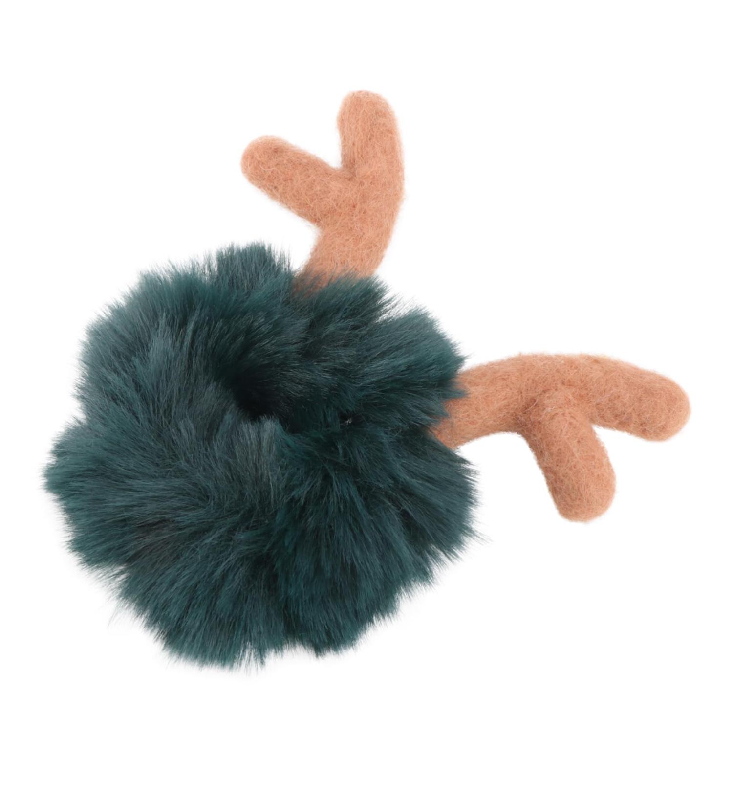 FRCOLOR 1pc Antler Plush Hair Tie Girls Hair Accessories for Kids Kawaii Hair Accessories Ponytail Holders for Thick Hair Pink Tiara Hair Scrunchies Clockwork Child Autumn and Winter - Buy Online on GoSupps.com