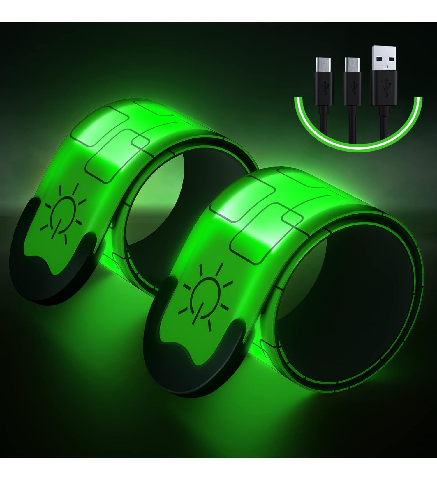 thumbnail image 2 of Light Up LED Armband For Running Walking At Night,Reflective Arm Bands For Runners,Rechargeable Jogging Lights,High Visibility Night Running Safety Gear Adjustable Running Women Men Kids (Pink 2 of 13