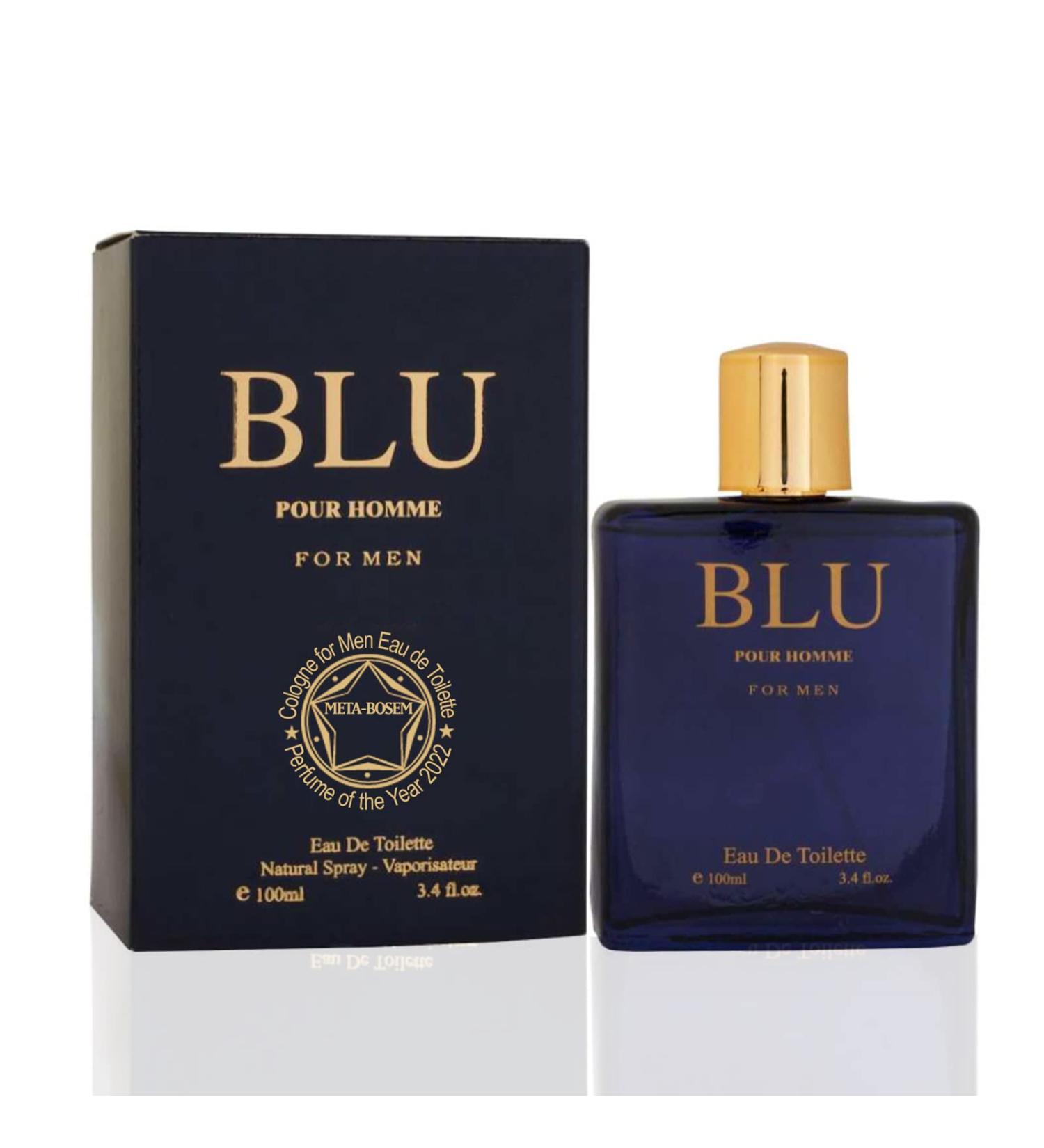 META-BOSEM Blu Pour Homme Men's Cologne Eau de Toilette Natural Spray - Citrusy and Musky - Great Holiday Gift - for All Day Use - a Classic Bottle 3.4 Fluid Ounce/100Ml Blu Pour Homme 3.4 Fl Oz (Pack of 1) - Buy Online on GoSupps.com