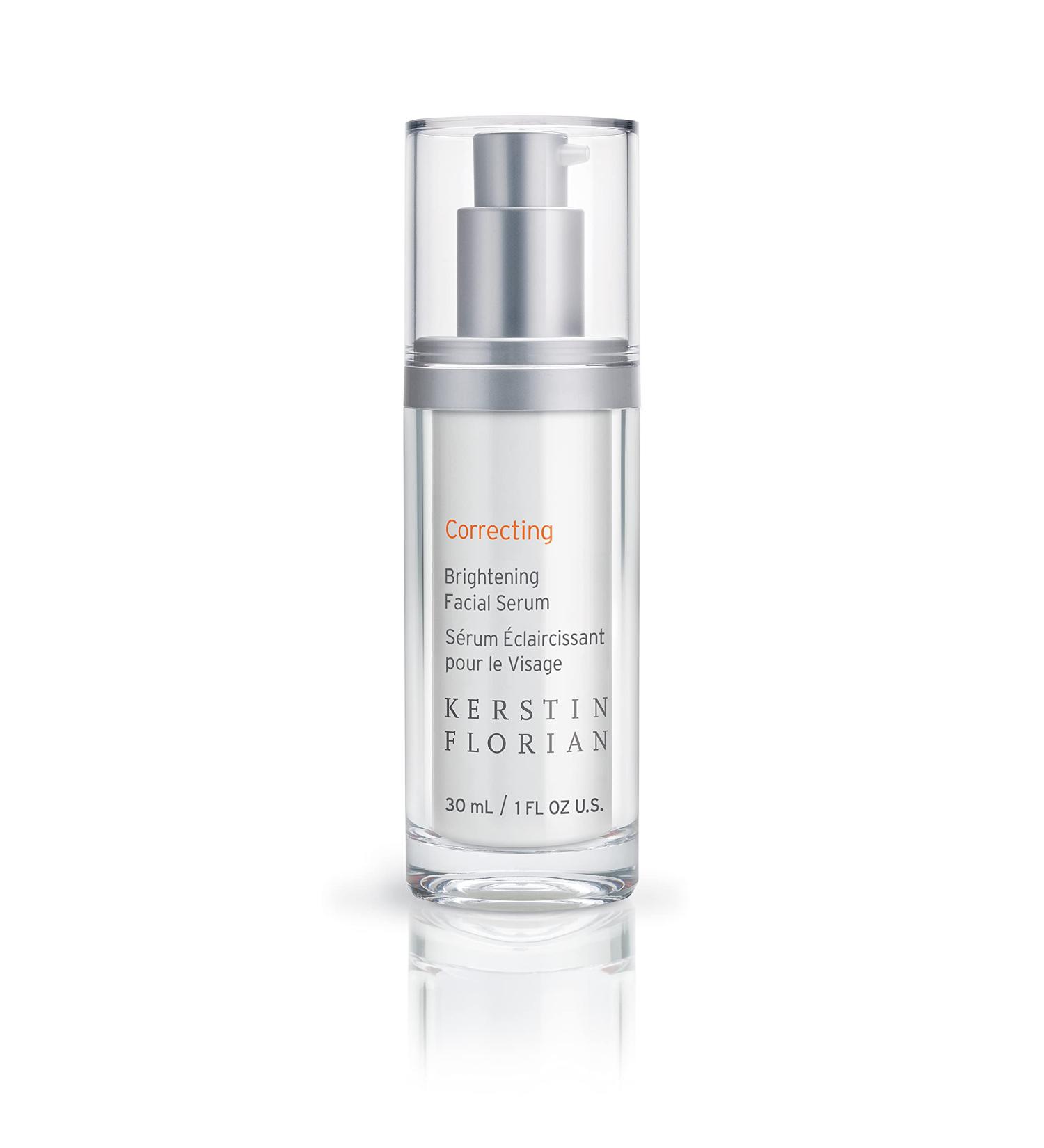 Kerstin Florian Brightening Facial Serum | Vitamin C Complex Boosts Collagen | Evens Skin Tone and Reduces Dark Spots | Facial Serum for All Skin Types (1 fl oz) - Buy Online on GoSupps.com