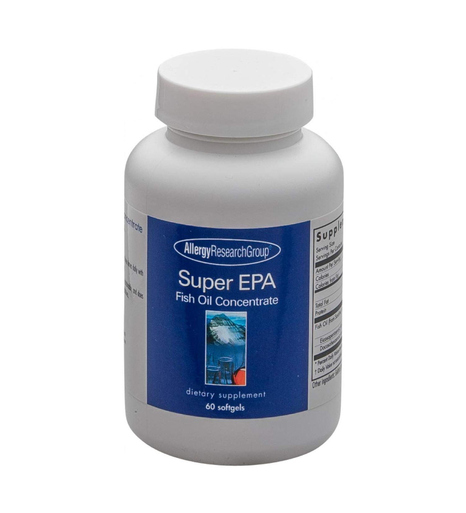 Allergy Research Group Super EPA Fish Oil Concentrate 60 Softgels