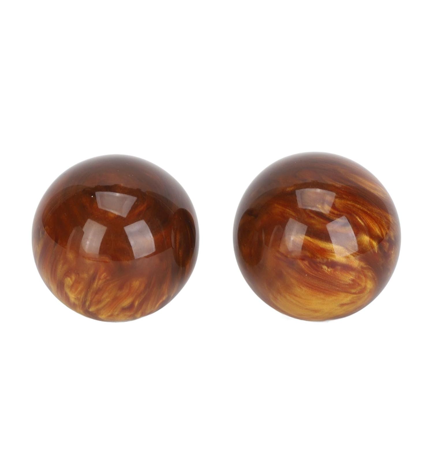 Baoding Balls - Coral Fitness Massage Balls for Stress Relief & Manual Power Improvement | 2 Pieces for Chinese Health Exercises - Buy Online on GoSupps.com