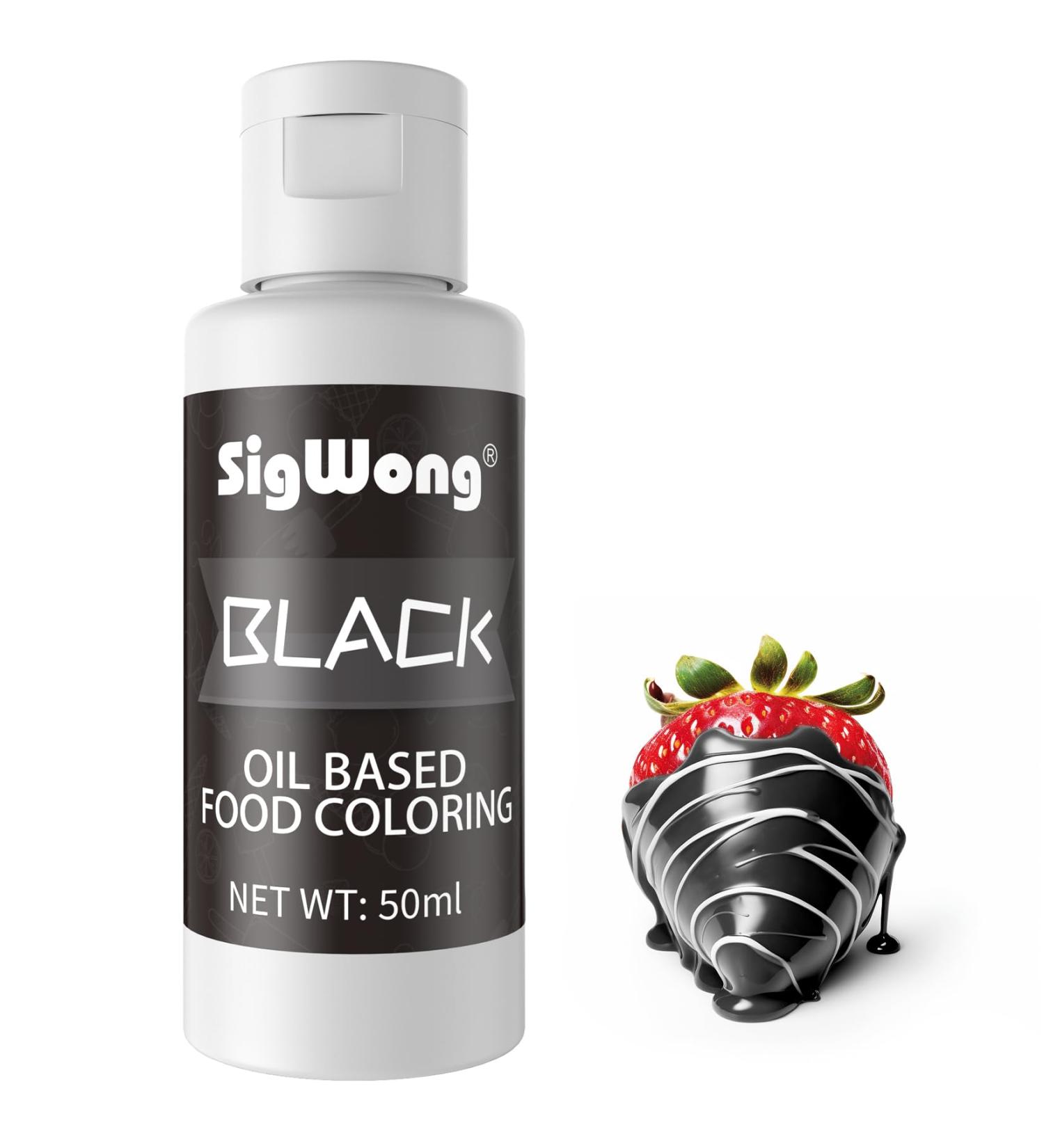 Oil Based Food Coloring - 50ml Black Upgraded Food Coloring for Chocolate Edible Oil Based Food Dye for Cake Decorating Baking Candy Melts Cookie Icing Frosting Fondant Meringues - 1.69 Fl.Oz Bottles (Christmas) - Buy Online on GoSupps.com