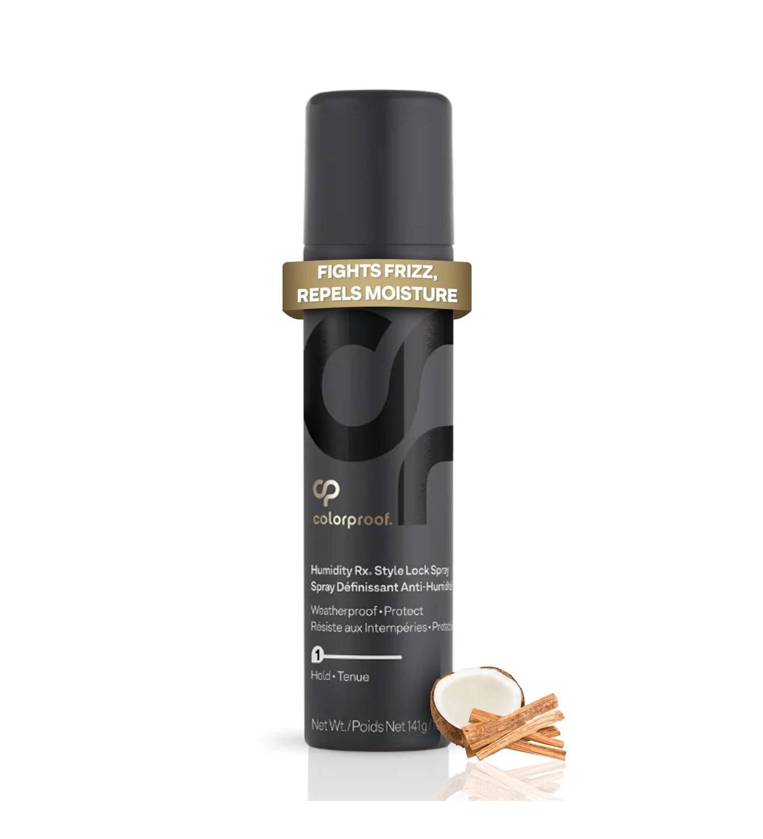 Colorproof Humidity Rx Style Lock Hair Spray 5 Fl. Oz. Sulfate Free Hairspray with Coconut Wood Scent - Buy Online on GoSupps.com