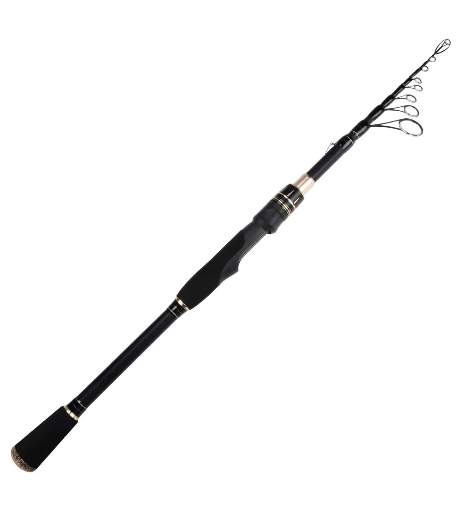 KastKing Blackhawk II Telescopic Fishing Rod - 7'0 Spinning Rod with Graphite Blanks and Durable Glass Tip - Floating Guides, 1pc Performance Rod with EVA Handle for Travel, Fast Action, MH Power - Buy Online on GoSupps.com