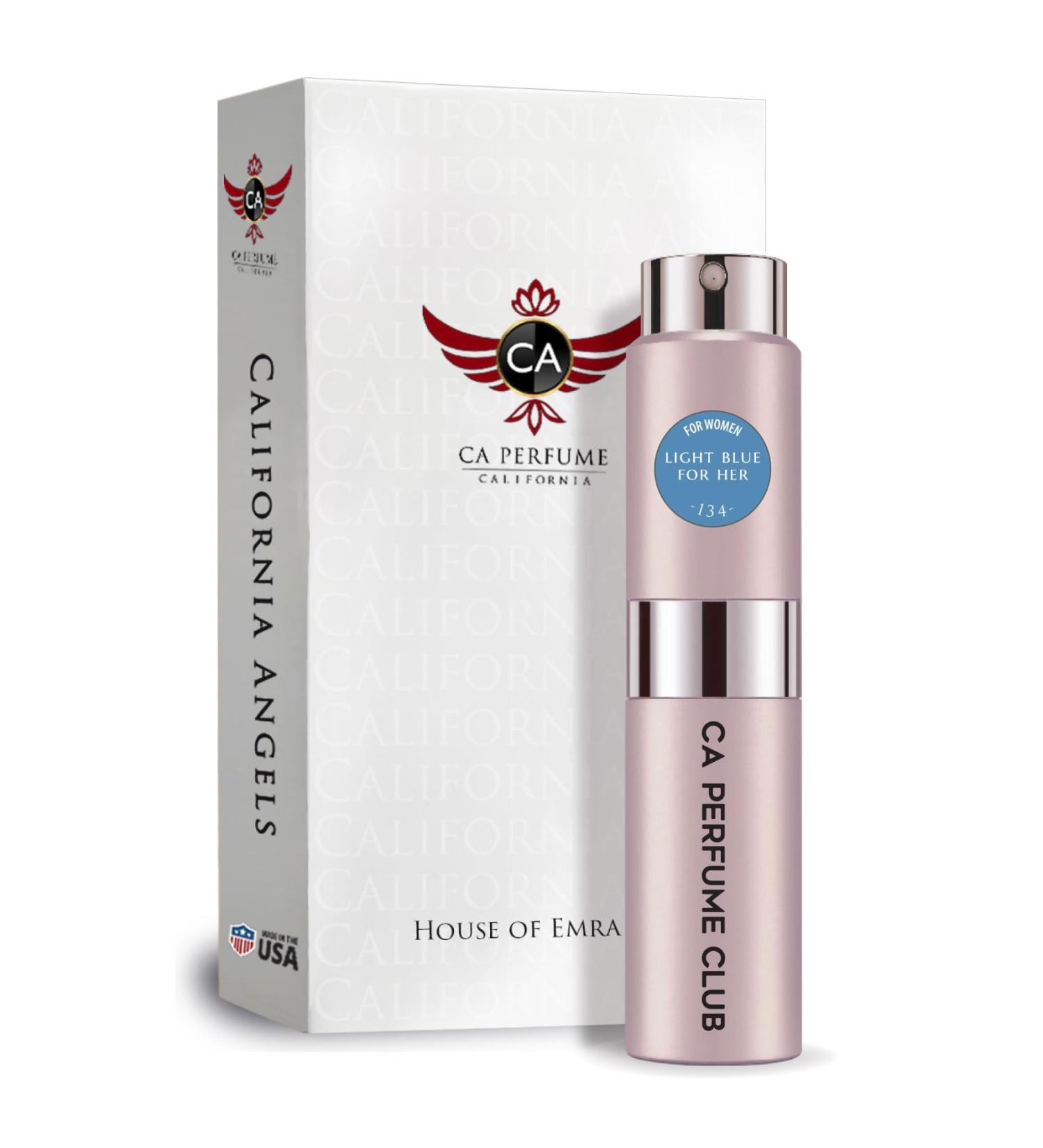 CA Perfume Impression of Light Blue For Her Replica Version Fragrance Dupes Concentrated Long Lasting Eau de Parfum Spray Refillable Atomizer Bottle 0.27 Fl Oz/8ml-X1 LIGHT BLUE FOR WOMEN IMPRESSION 0.27 Fl Oz (Pack of 1) - Buy Online on GoSupps.com