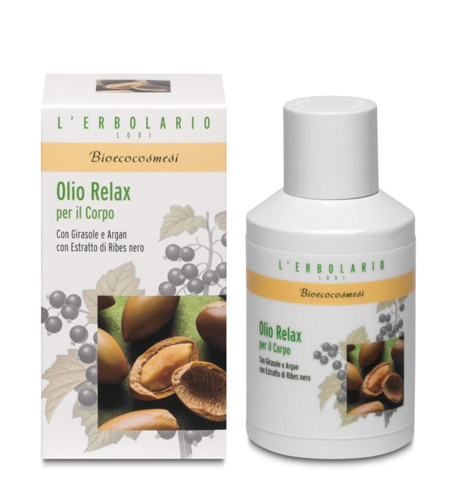 L'ERBOLARIO Bioecocosmesi OLIO RELAX corpo 125ml massaggio dopo bagno doccia