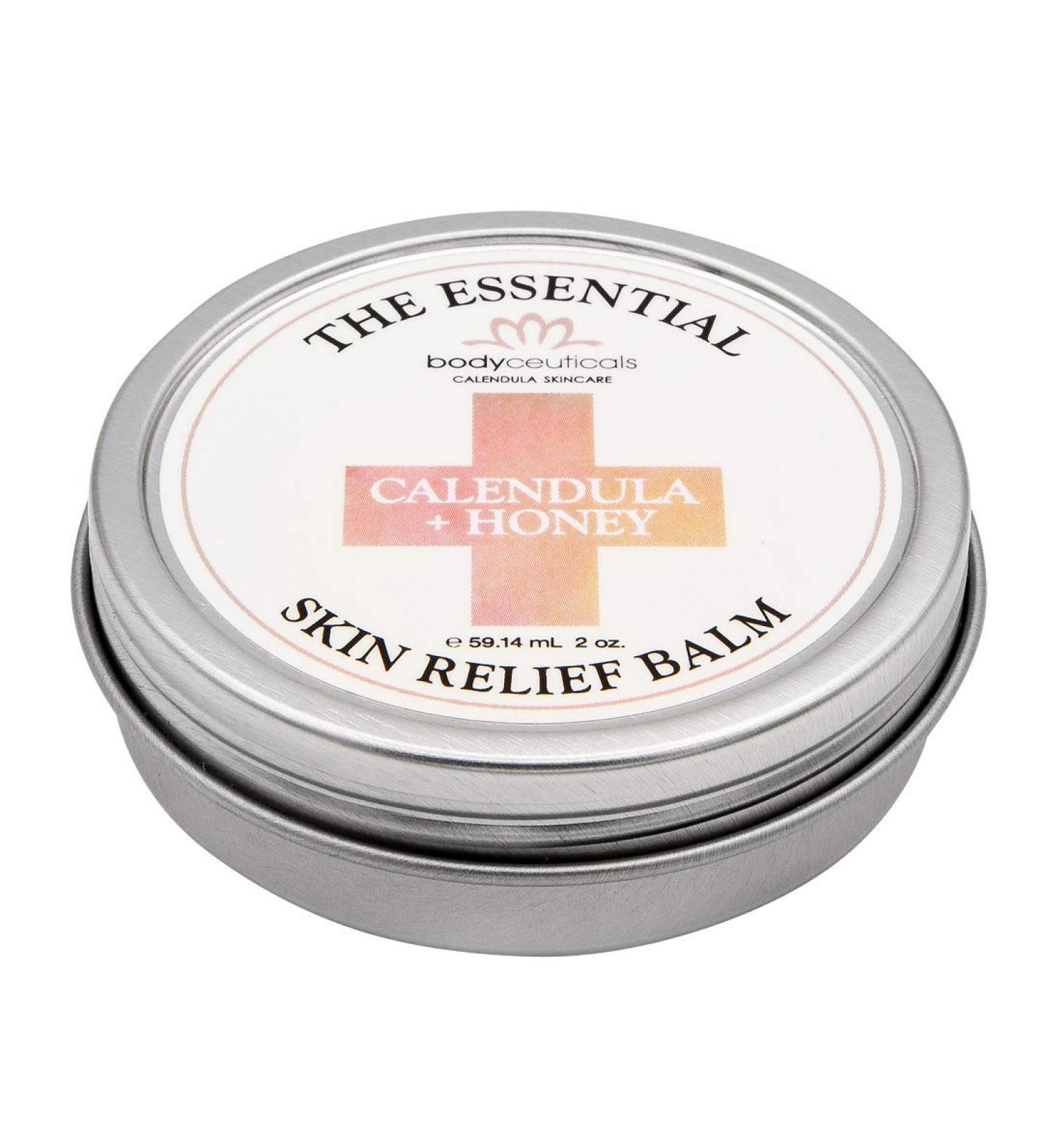 Calendula & Honey Skin Relief Balm - Soothing Moisturizer for Dry Skin - Non-GMO Vegetarian 2oz - Buy Online on GoSupps.com