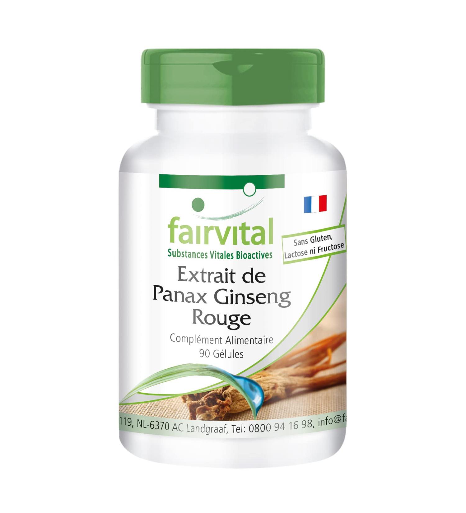 Fairvital | Panax Red Ginseng Extract 400mg 90 Capsules - Korean Ginseng - C.A. Meyer - Buy Online on GoSupps.com