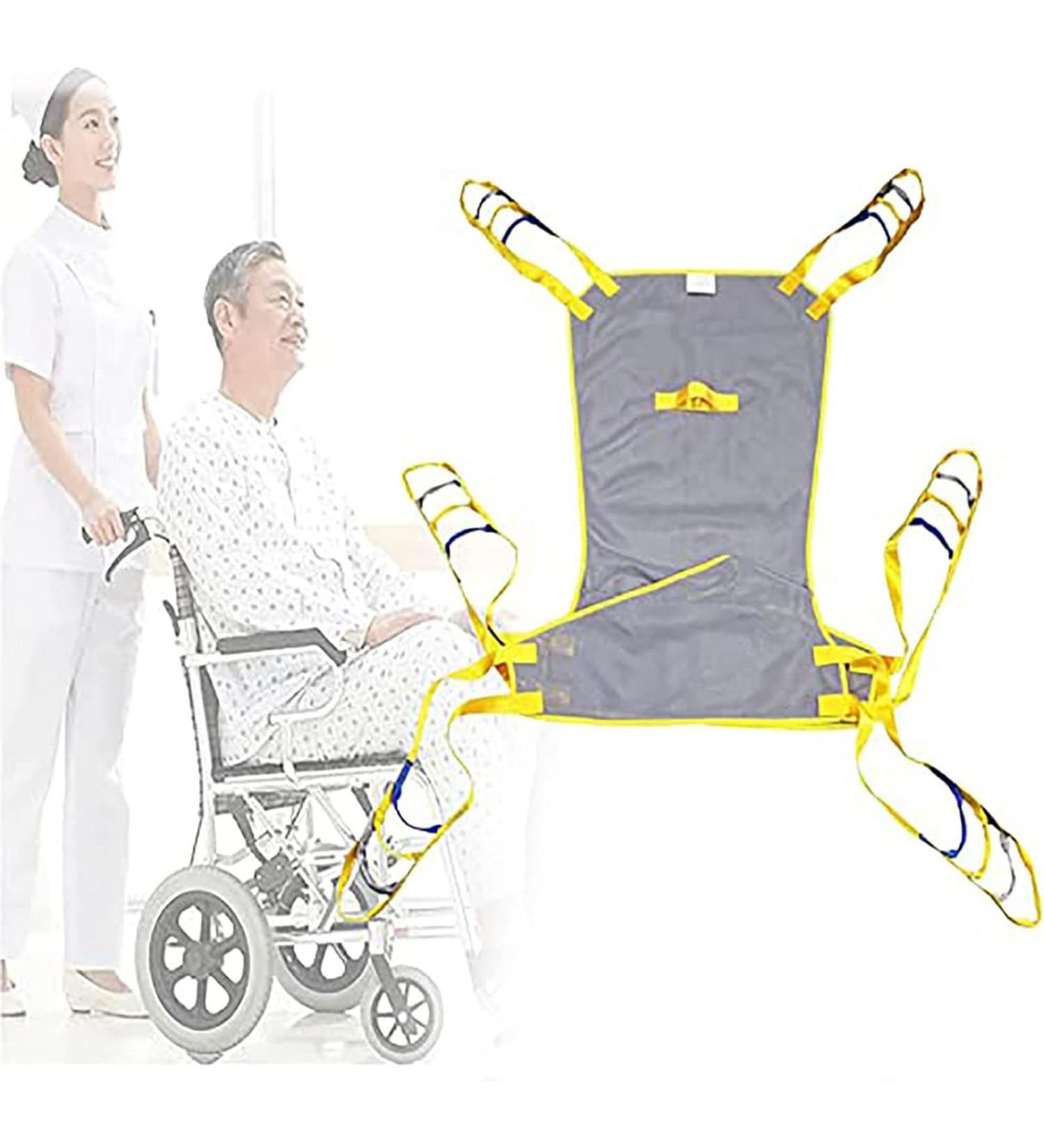 Universal Patient Lift Sling Sling Divided Leg with Head Support Hoyer Lift Sling Medical Transfer Sling for Patients Shower Bath Full Body Lifts Slings for Elderly(Medium) - Buy Online on GoSupps.com