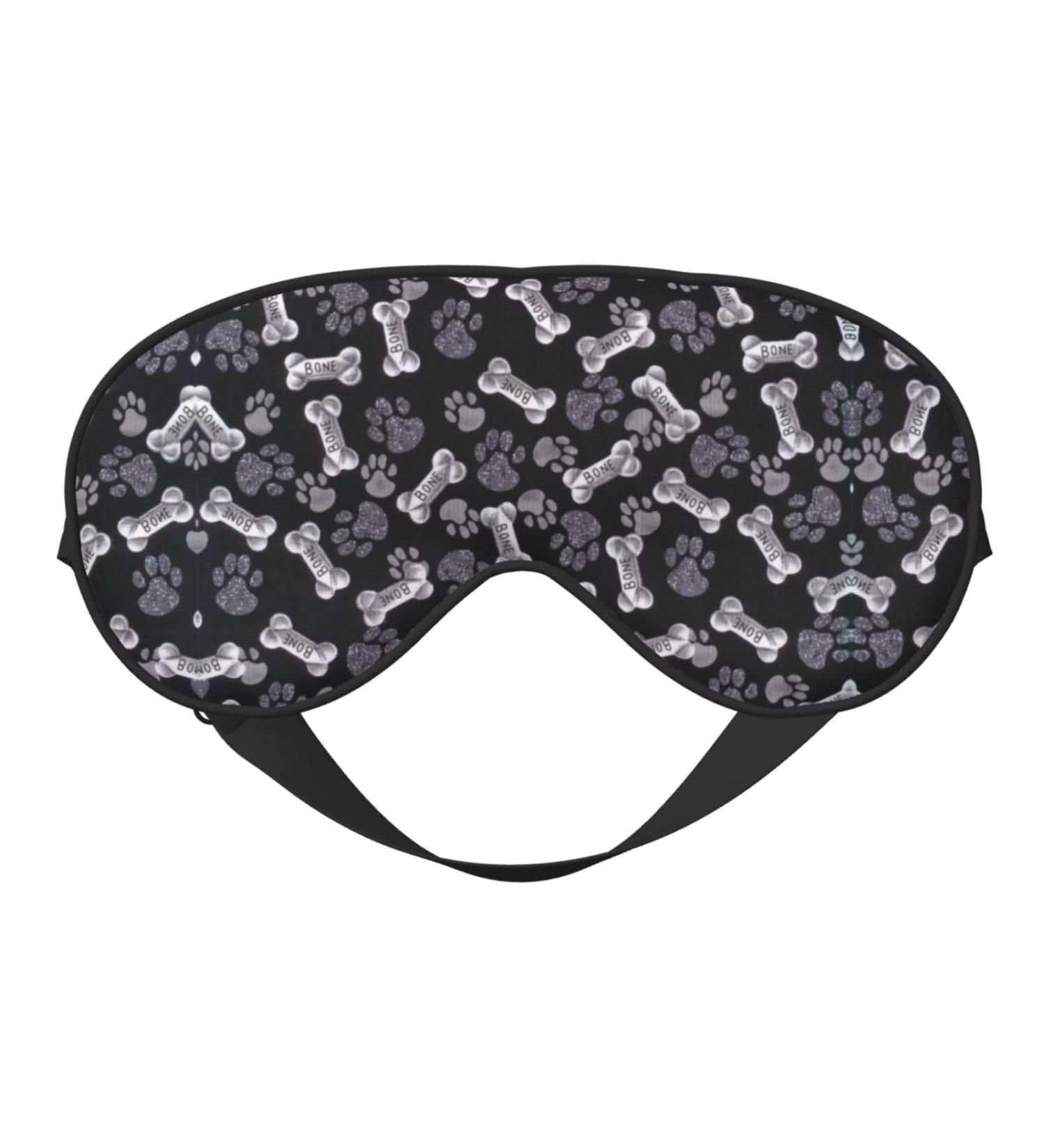 Dog Puppy Paw Mask - Adjustable Soft Blindfold for Deep Sleep Relaxation & Travel - Buy Online on GoSupps.com