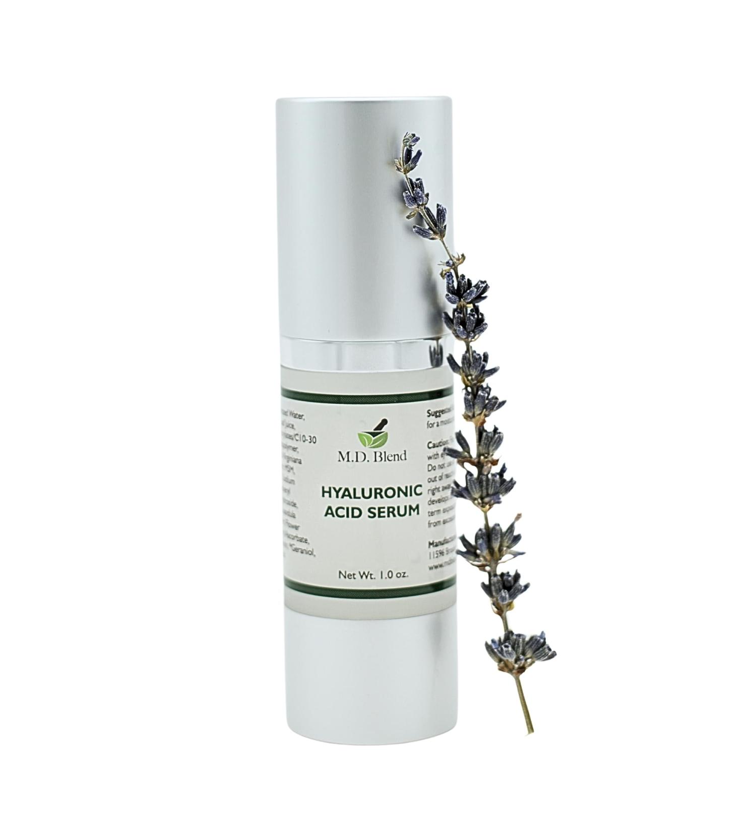 M.D. Blend Hyaluronic Acid Serum | Face Moisturizing Skincare Serum for Smooth Youthful Complexion | Professional Strength Hyaluronic With Retinol Alternative - 30ml Airless Pump - Buy Online on GoSupps.com