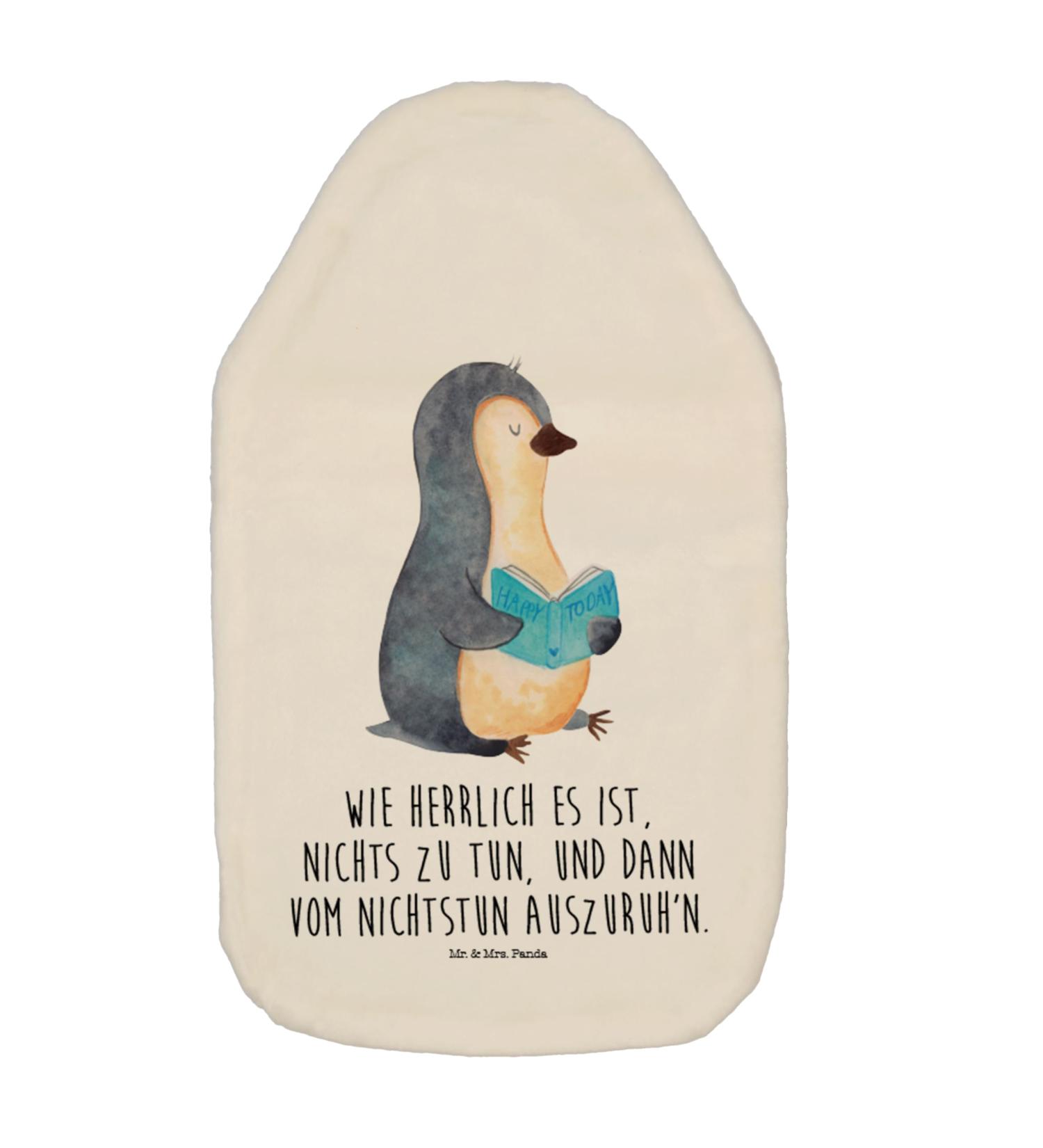 Mr. & Mrs. Panda Penguin Warm Bottle Cover - Perfect Gift for Kids | Cozy Heat Bottle for Reading & Relaxing - Buy Online on GoSupps.com