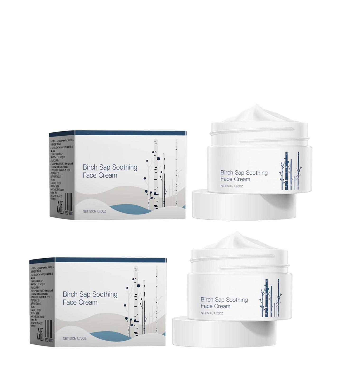 ERMOPATRY Birch Juice Moisturizing Cream Hydrating Cream for Face and Body Facial Elixir Cream Rejuvenating Face Cream 1.76 fl oz (2pcs) - Buy Online on GoSupps.com