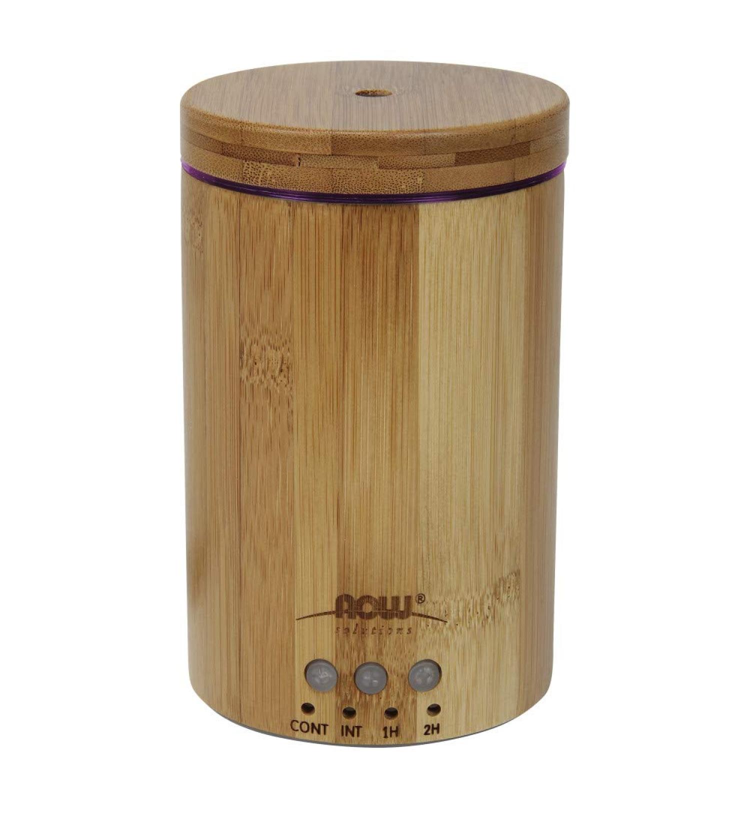 Now Foods Real Bamboo Ultrasonic Oil Diffuser - Aromatherapy Essential Oil Diffuser - Buy Online on GoSupps.com