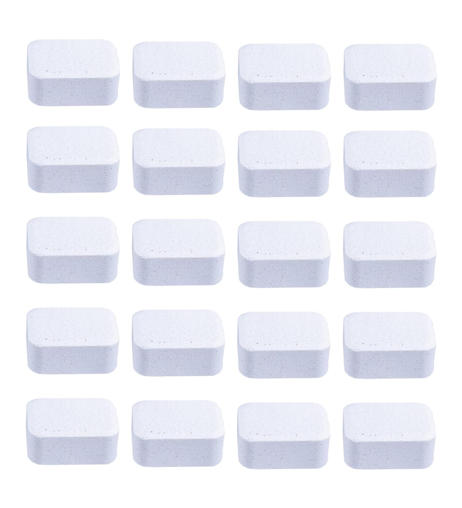 Toilet Bowl Cleaning Tablets Effervescent Cleaner Powerful Removes Stains Odors Refreshes Bathroom Hassle-Free Solution 5/10/20 Pack Hard Water Scale White 20PCS 1 count (Pack of 1) White - Buy Online on GoSupps.com