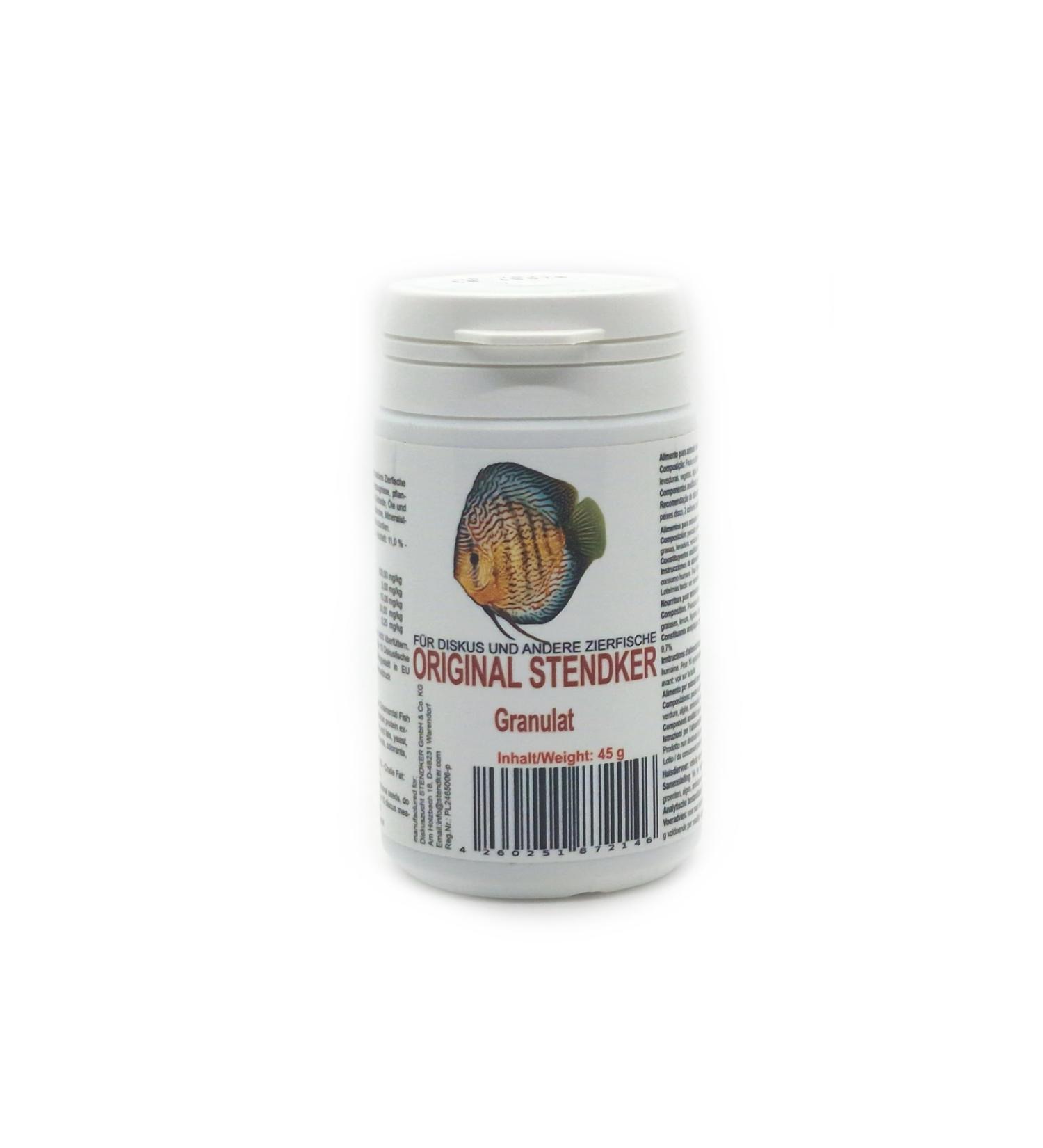 Stendker Granules 45 g - Premium Brand Food - For Discus and Other Ornamental Fish - Discus Pellets - Buy Online on GoSupps.com