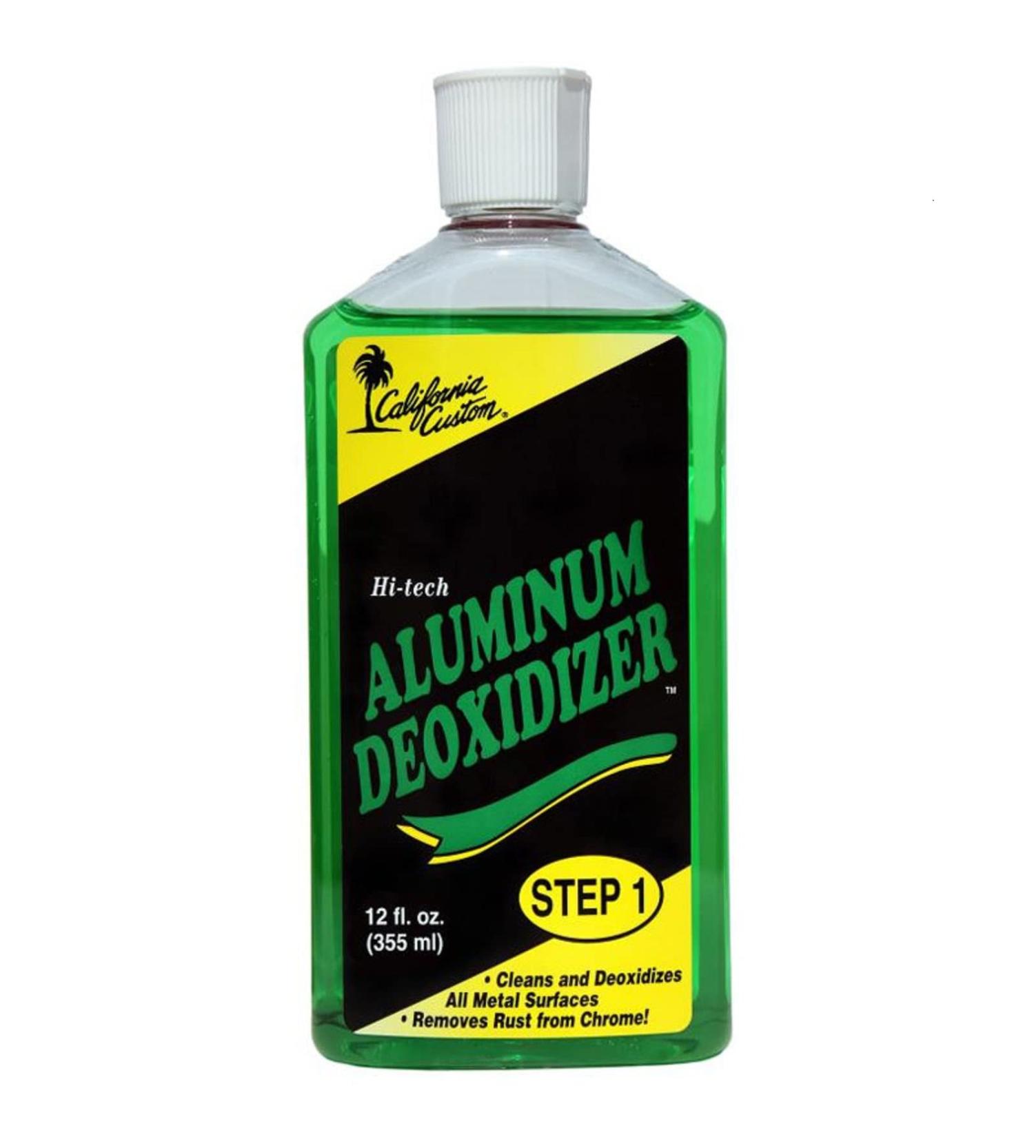 Aluminum Deoxidizer - Cleans & Removes Rust from Metal Surfaces | 12oz - Ideal for Aluminum Brass Copper Chrome Silver Stainless & Gold - Buy Online on GoSupps.com
