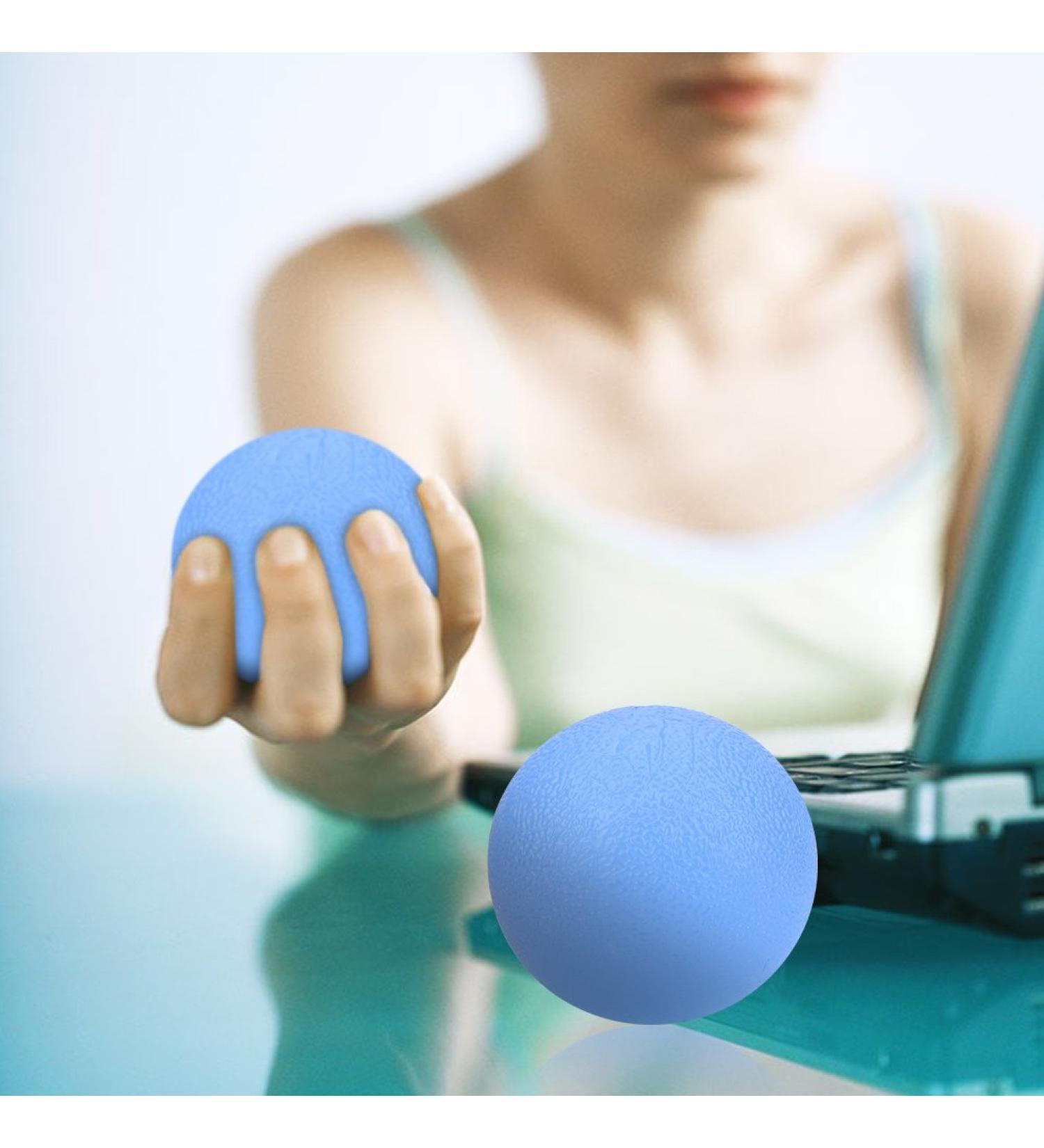 Ejoyous Squeeze Balls Silicone Hand Squeeze Ball for Hand Therapy Exercise Arthritis Wrist Carpal Tunnel Stress(Blue) - Buy Online on GoSupps.com