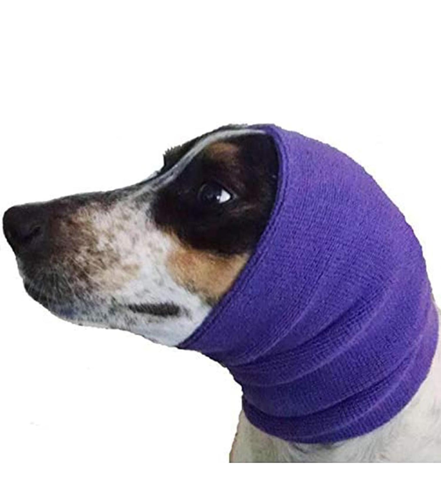 Happy Hoodie - Original Sedation Band for Dogs & Cats | Calming Aid for Fireworks & Thunderstorms | Large Violet - Buy Online on GoSupps.com