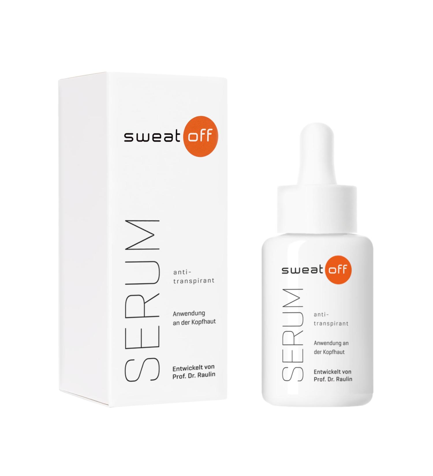 Sweat-Off Antiperspirant Serum 30ml | Effective Solution Against Head Sweating | International Shipping - Buy Online on GoSupps.com