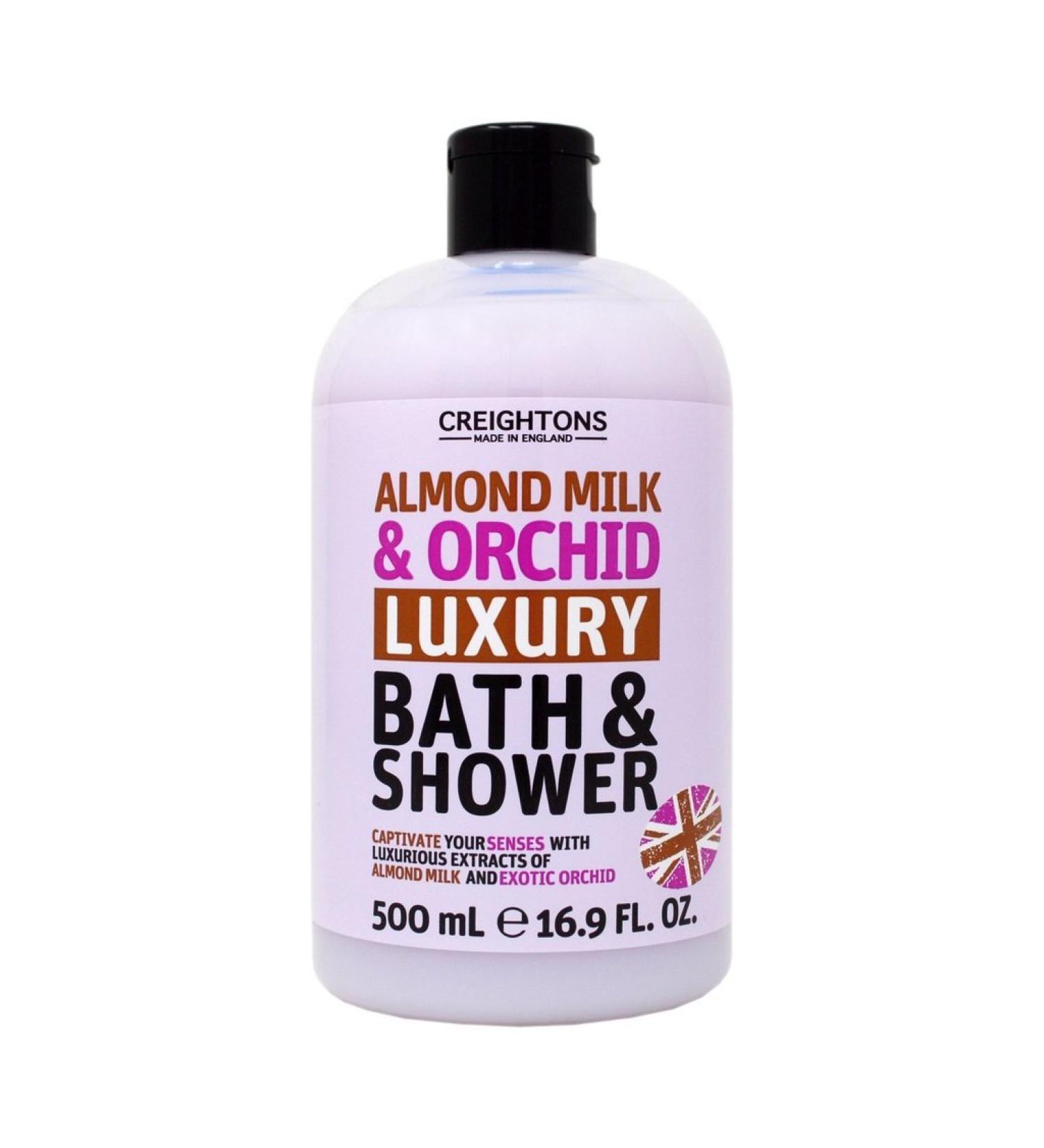 Creightons Almond Milk & Orchid Luxury Bath & Shower Gel Wash 16.9 Oz.