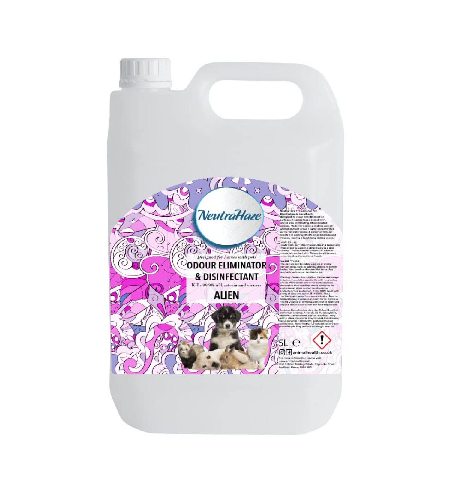 Alien - NeutraHaze Odour Eliminator & Disinfectant - The Science Of Odour Control (5 Litre) 5.00 l (Pack of 1)