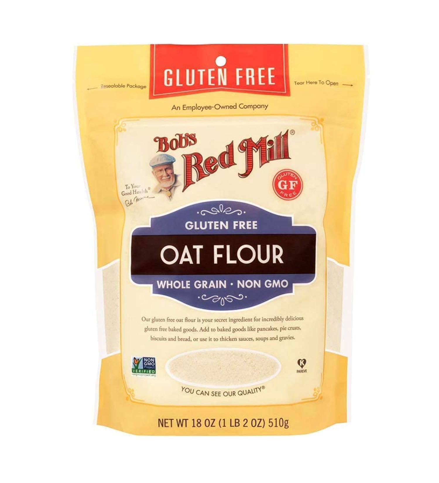 Bob's Red Mill Whole Grain Oat Flour 1.37 lb - Pack of 2 | Gluten-Free & Non-GMO - Buy Online on GoSupps.com