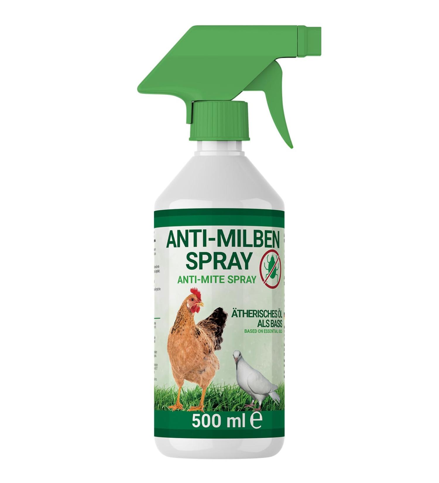 500ml Mite Spray for Chickens Poultry & Birds - Immediate & Long-Term Protection Against Mites & Parasites - Buy Online on GoSupps.com