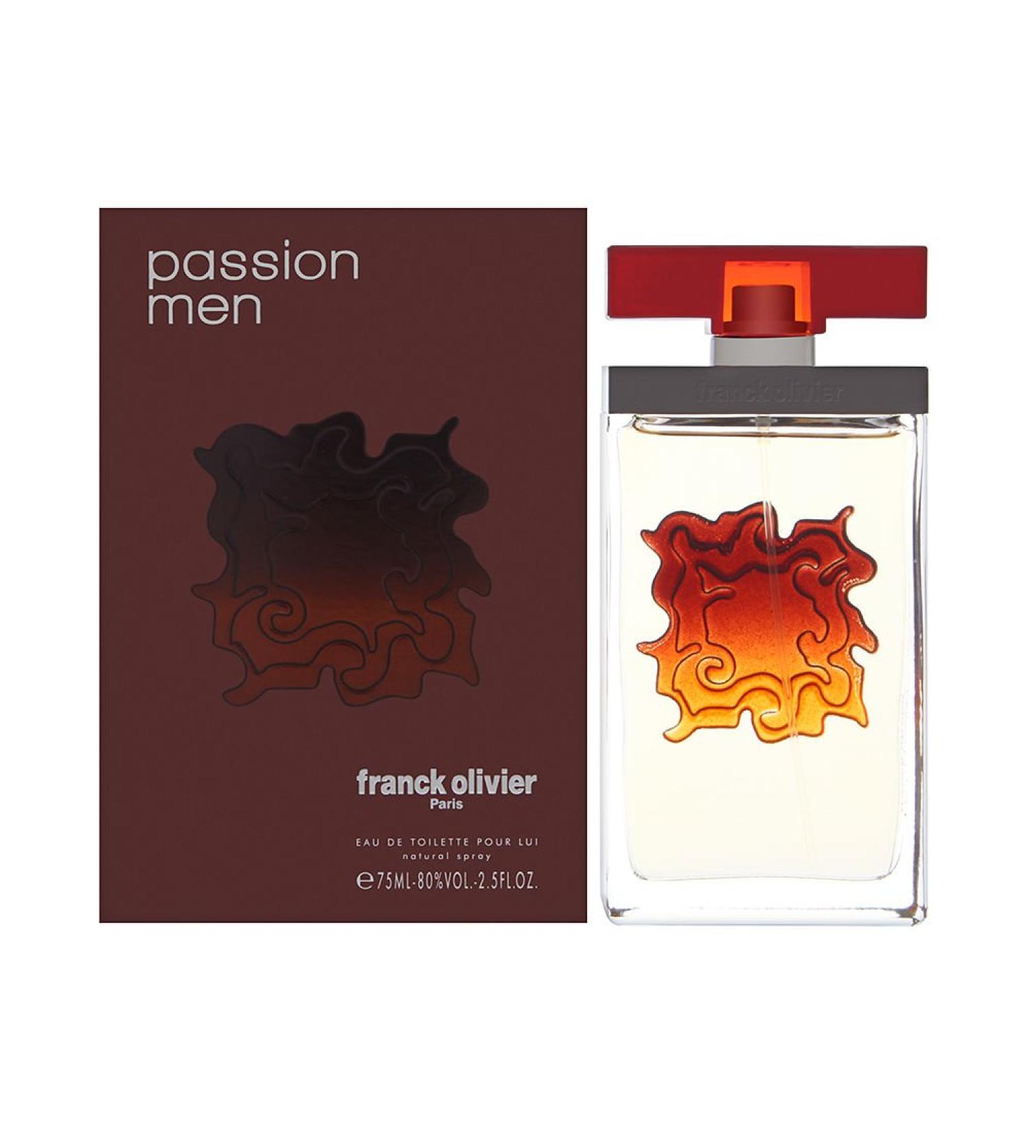 Franck Olivier Passion Eau de Toilette Spray for Men 2.5 Ounce