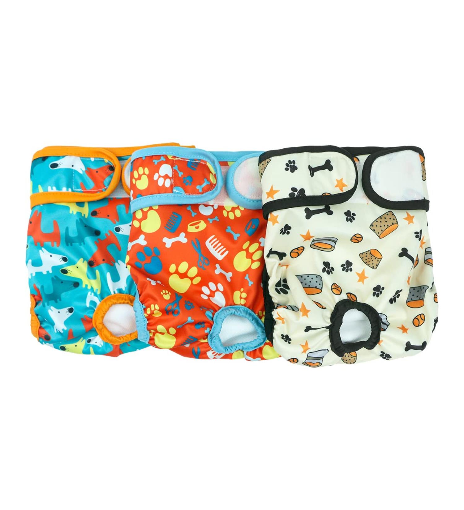 Hisprout Female Dog Diapers Reusable Washable & Durable Skirt Design (Large Funny Doggie) - International Shipping Available - Buy Online on GoSupps.com