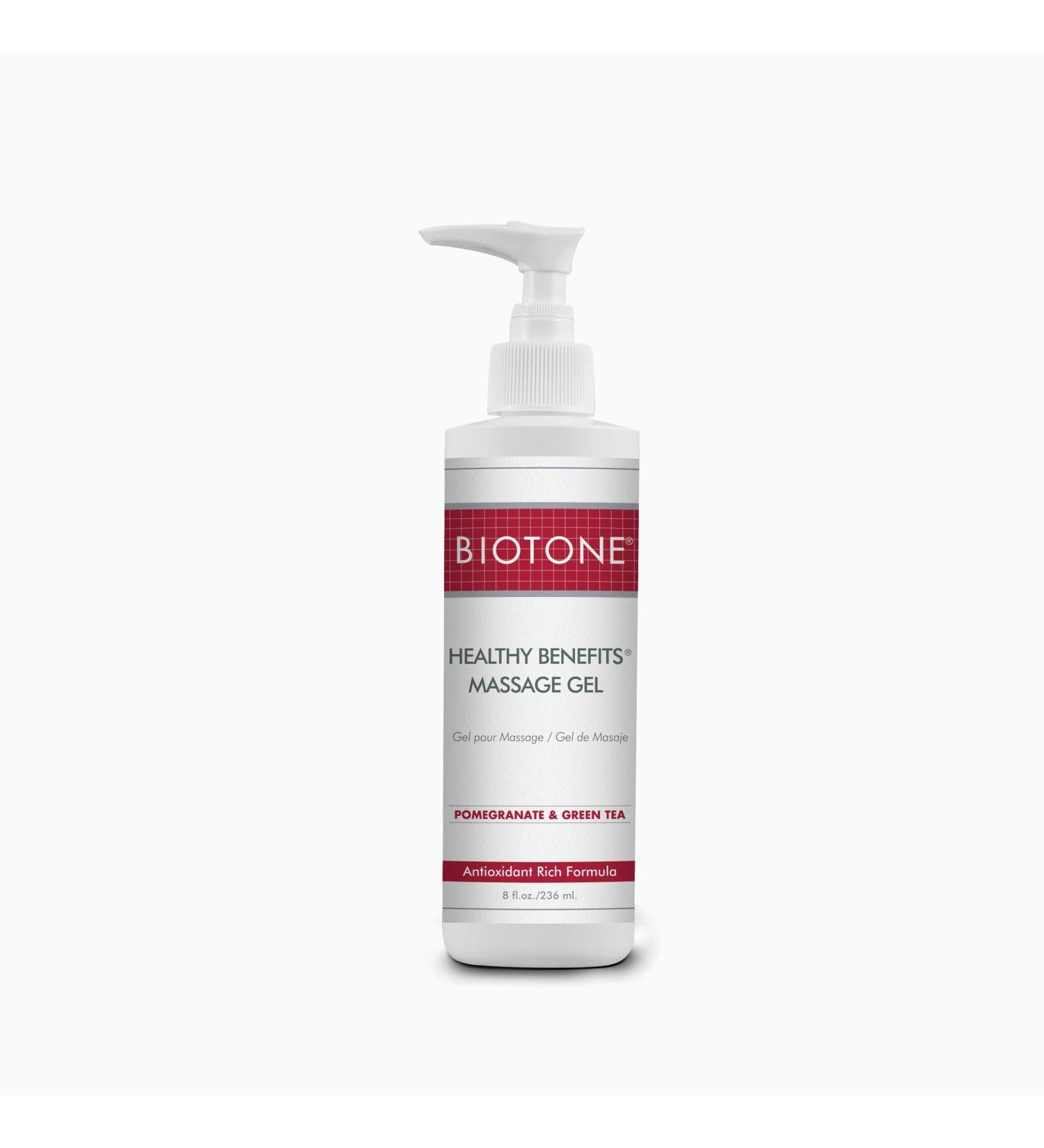 Biotone Healthy Benefits Massage Therapy Products Gel 8 Ounce